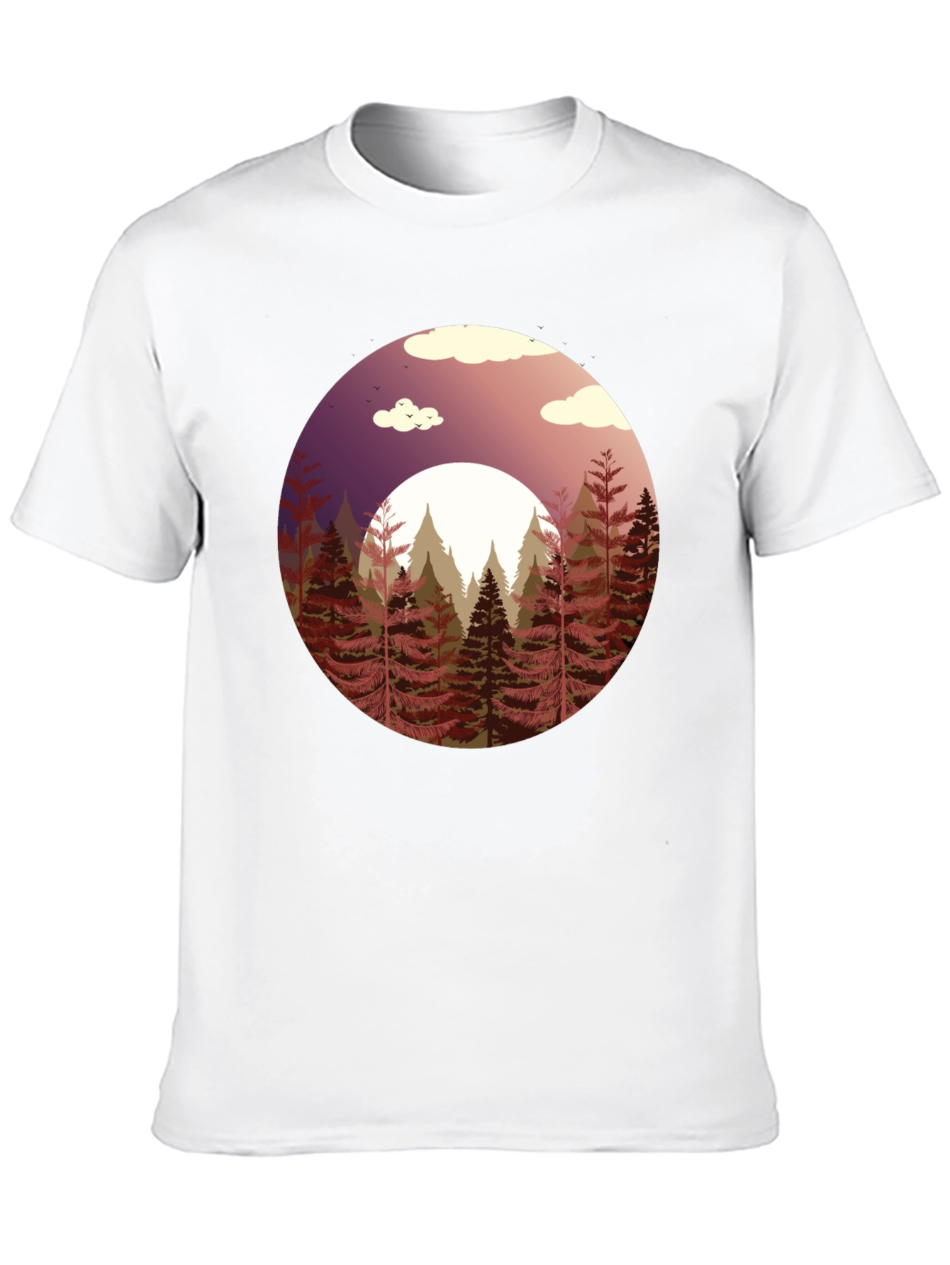Natures Embrace Graphic Tee - Black