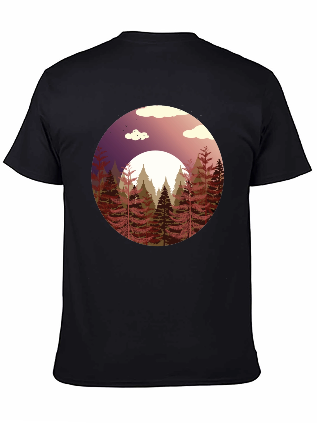 Natures Embrace Graphic Tee - Black