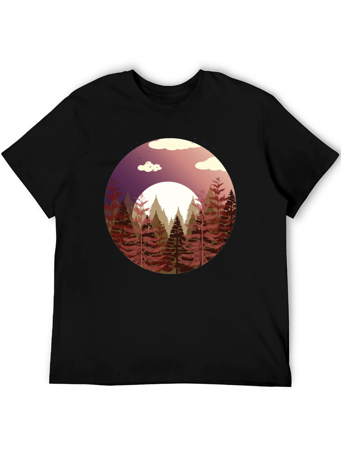 Natures Embrace Graphic Tee - Black