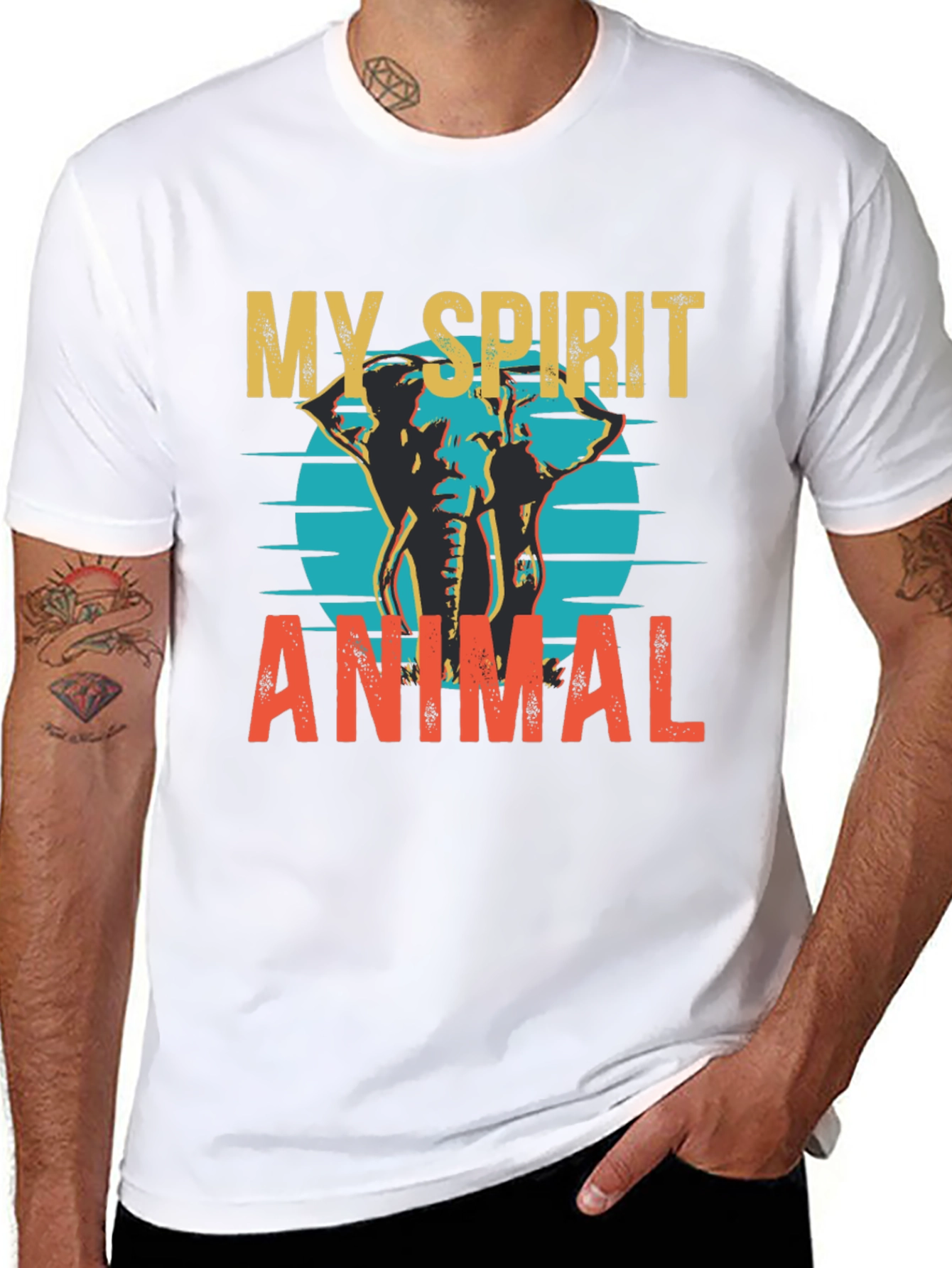 My Spirit Animal Elephant Graphic Tee