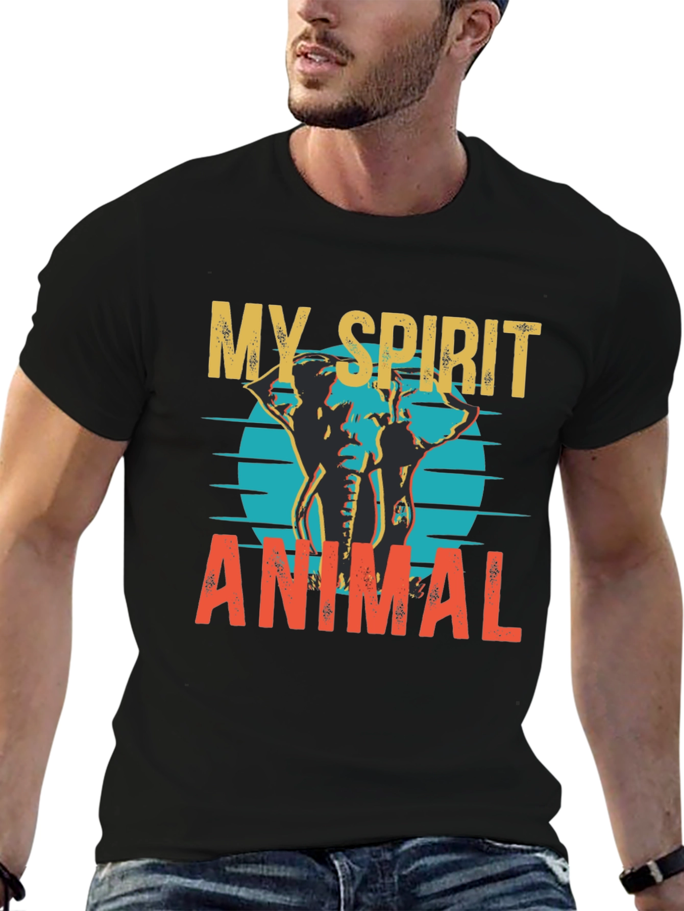 My Spirit Animal Elephant Graphic Tee
