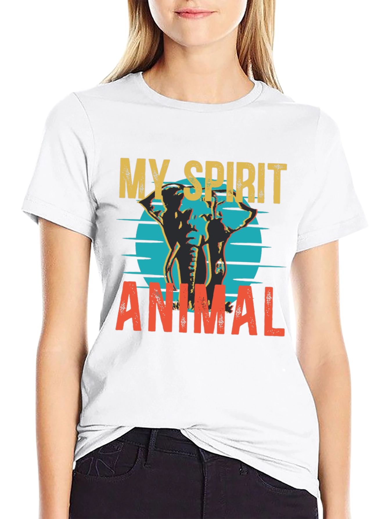 My Spirit Animal Elephant Graphic Tee