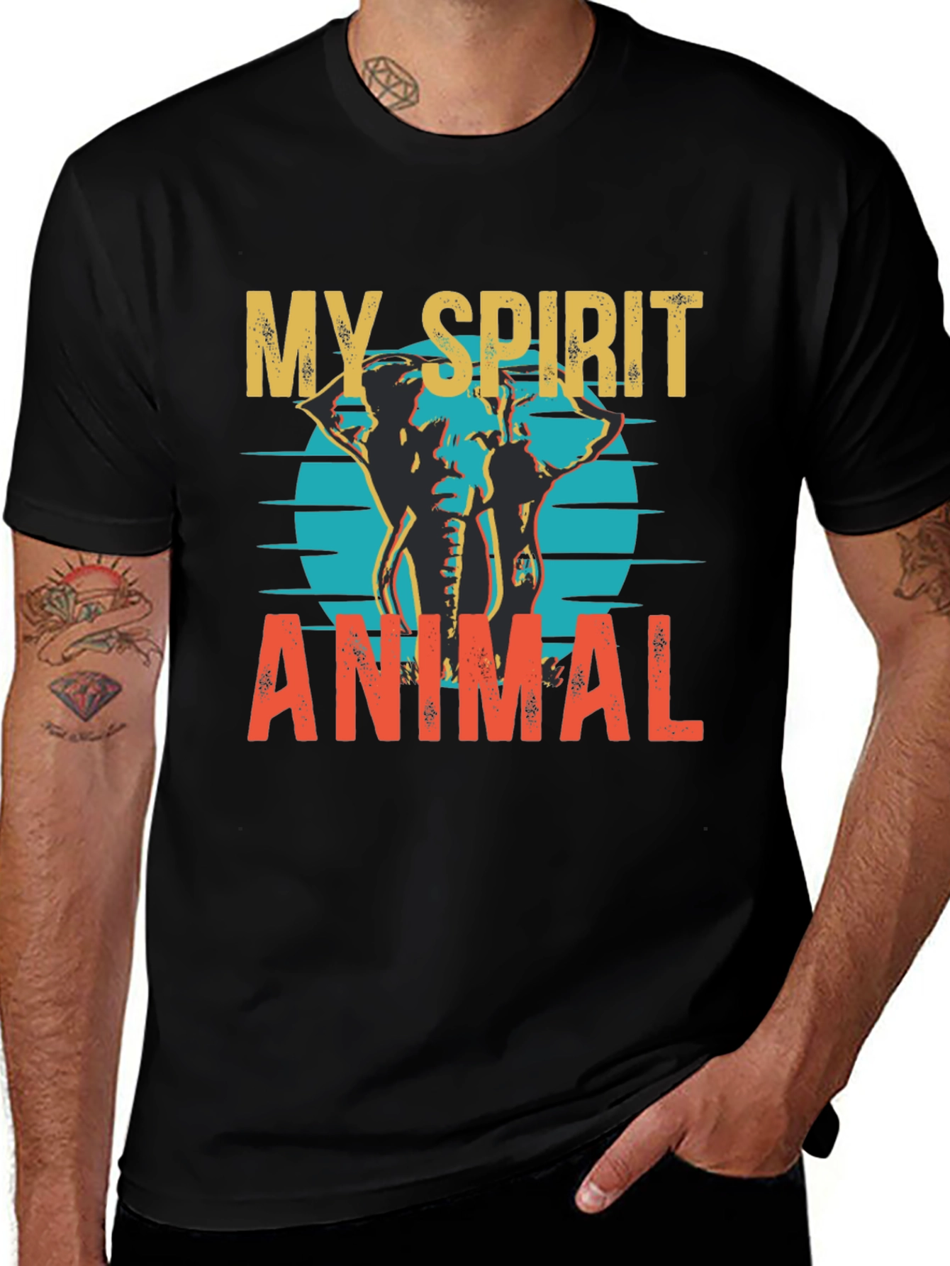 My Spirit Animal Elephant Graphic Tee