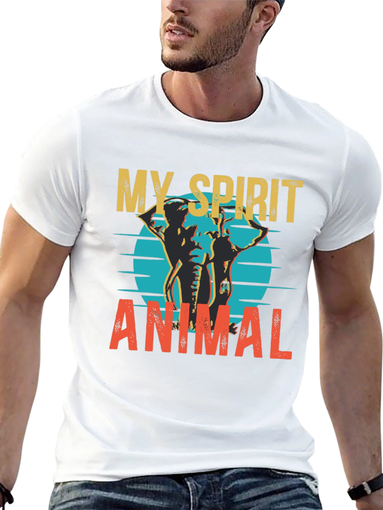My Spirit Animal Elephant Graphic Tee