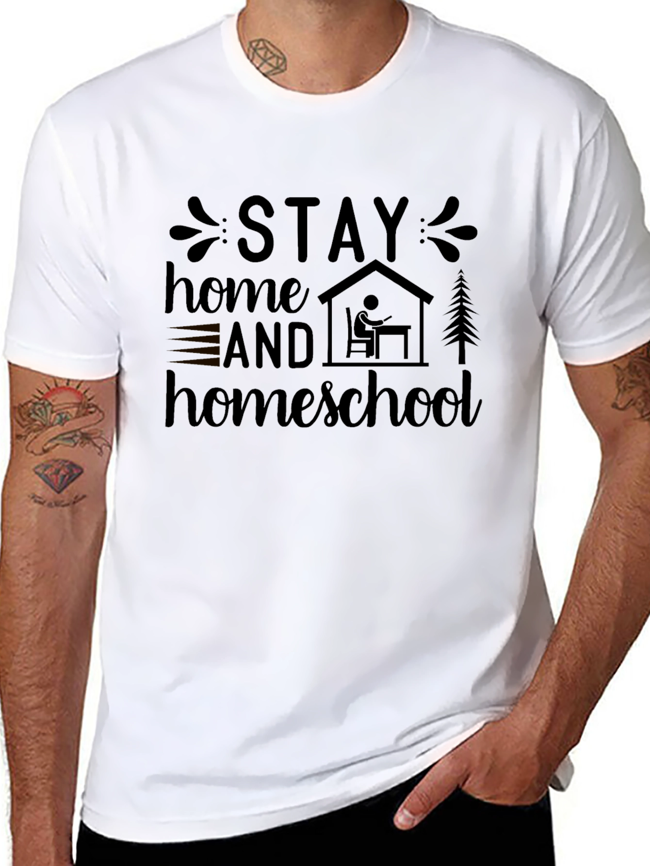 Stay Home Homeschool T-Shirt