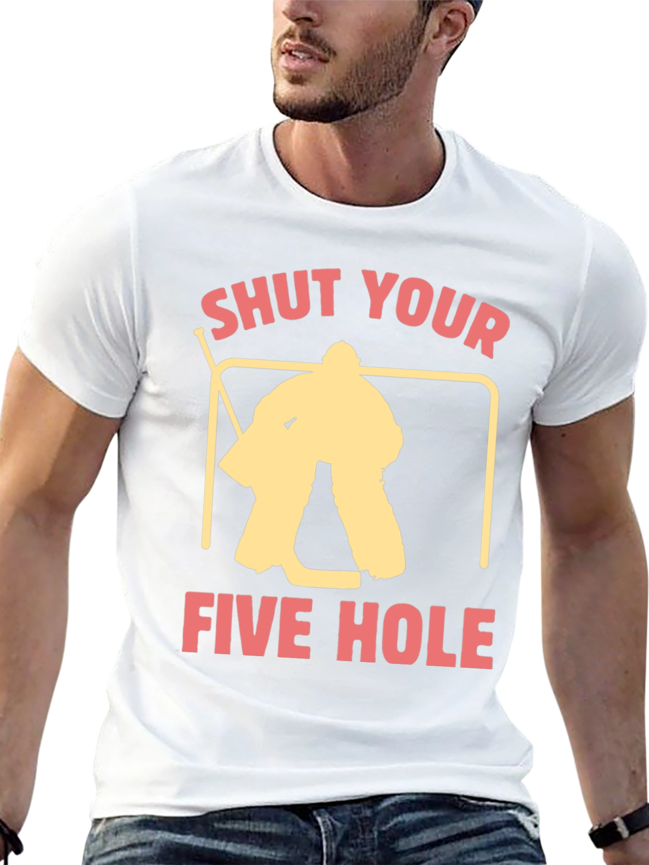 Shut Your Five Hole Hockey T-Shirt