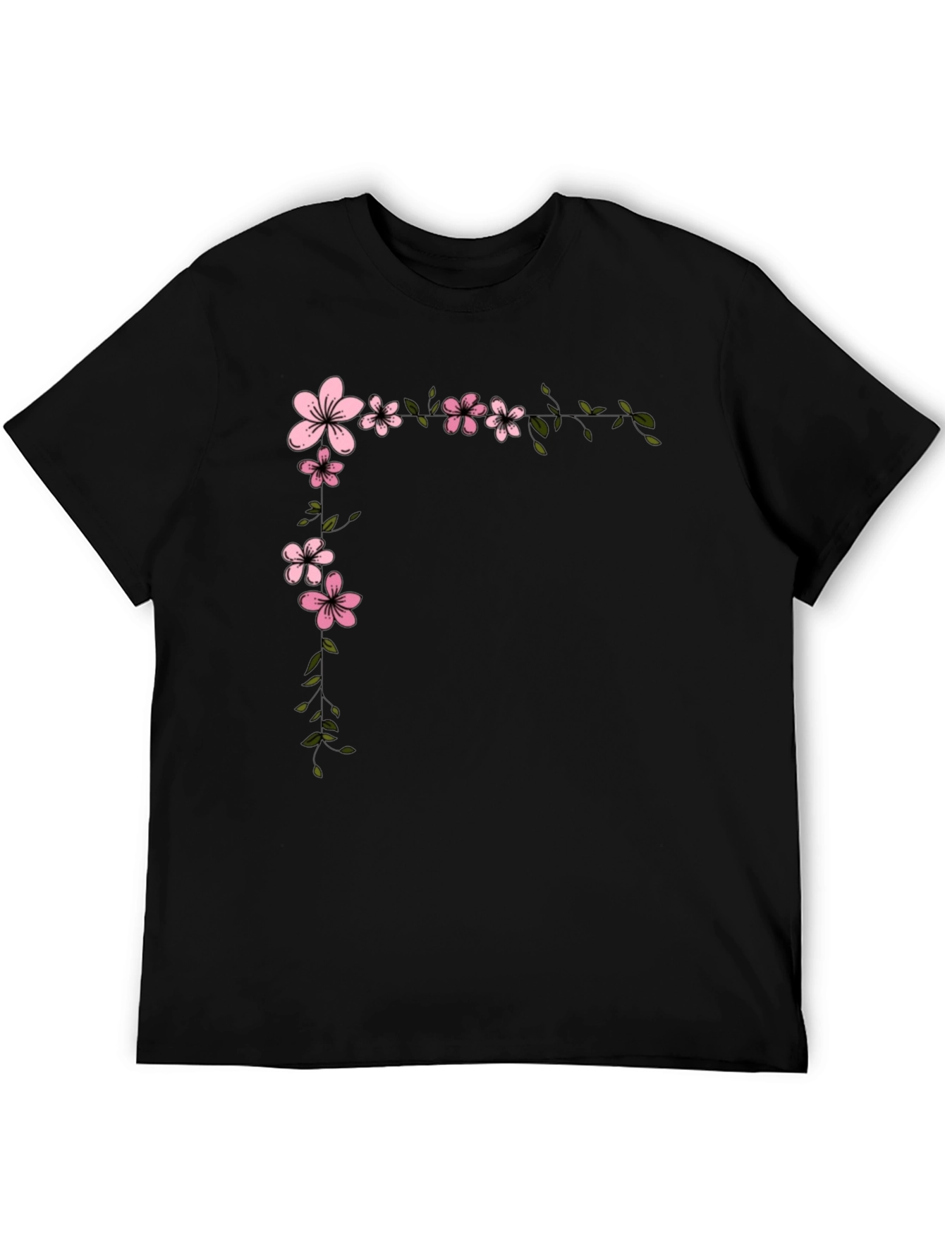 Cherry Blossom Graphic Tee - Casual Comfort