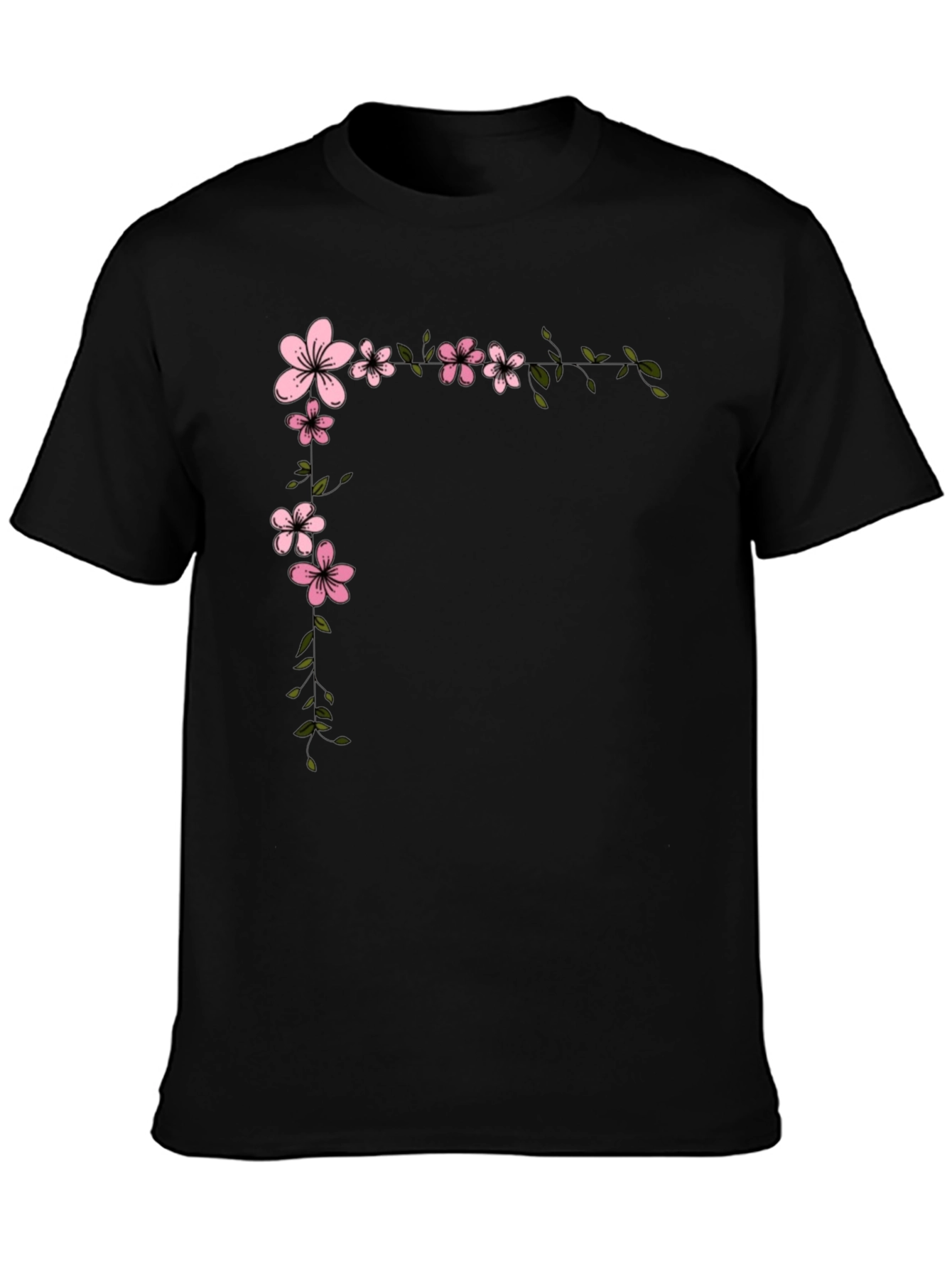 Cherry Blossom Graphic Tee - Casual Comfort