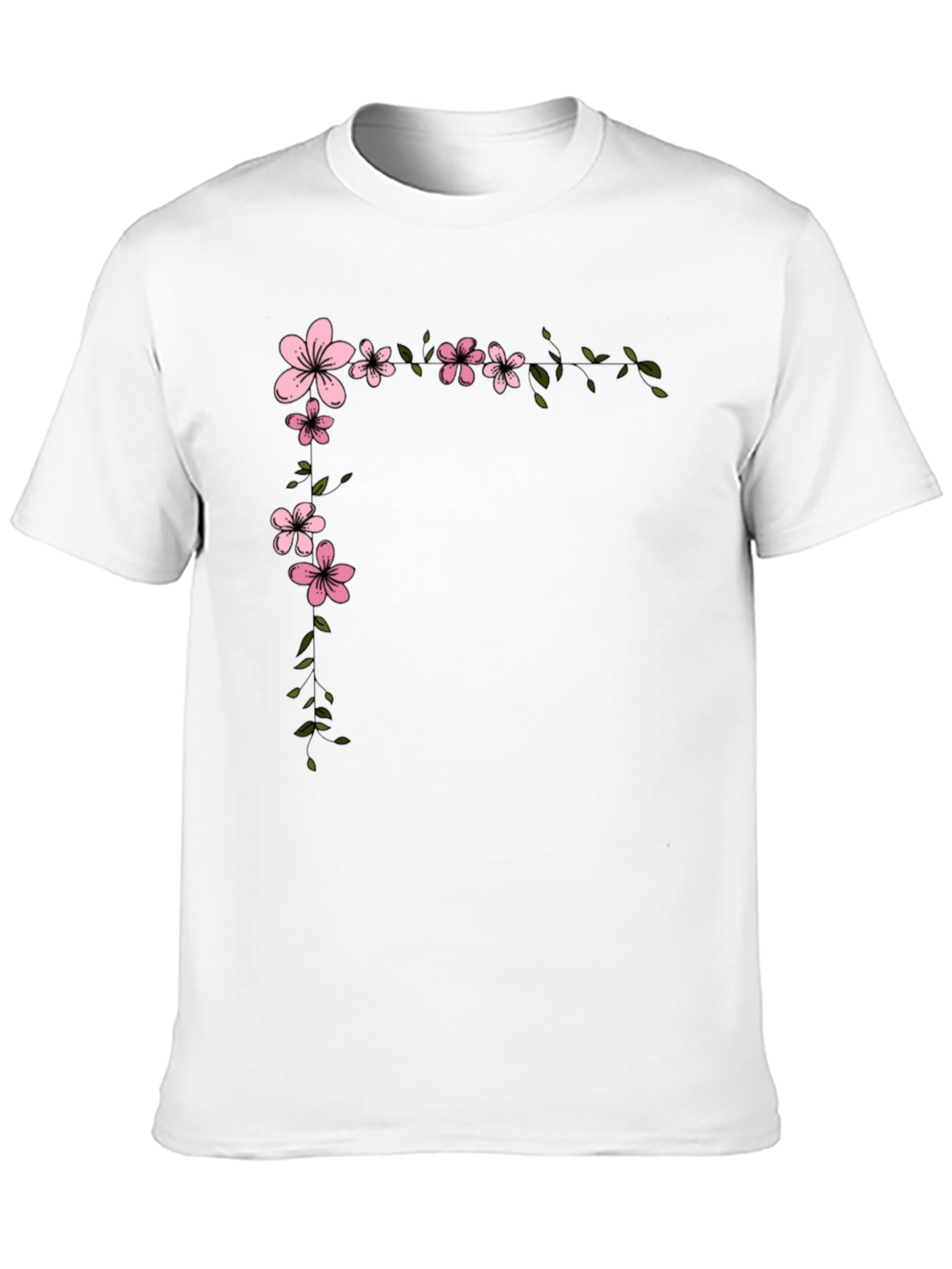 Cherry Blossom Graphic Tee - Casual Comfort