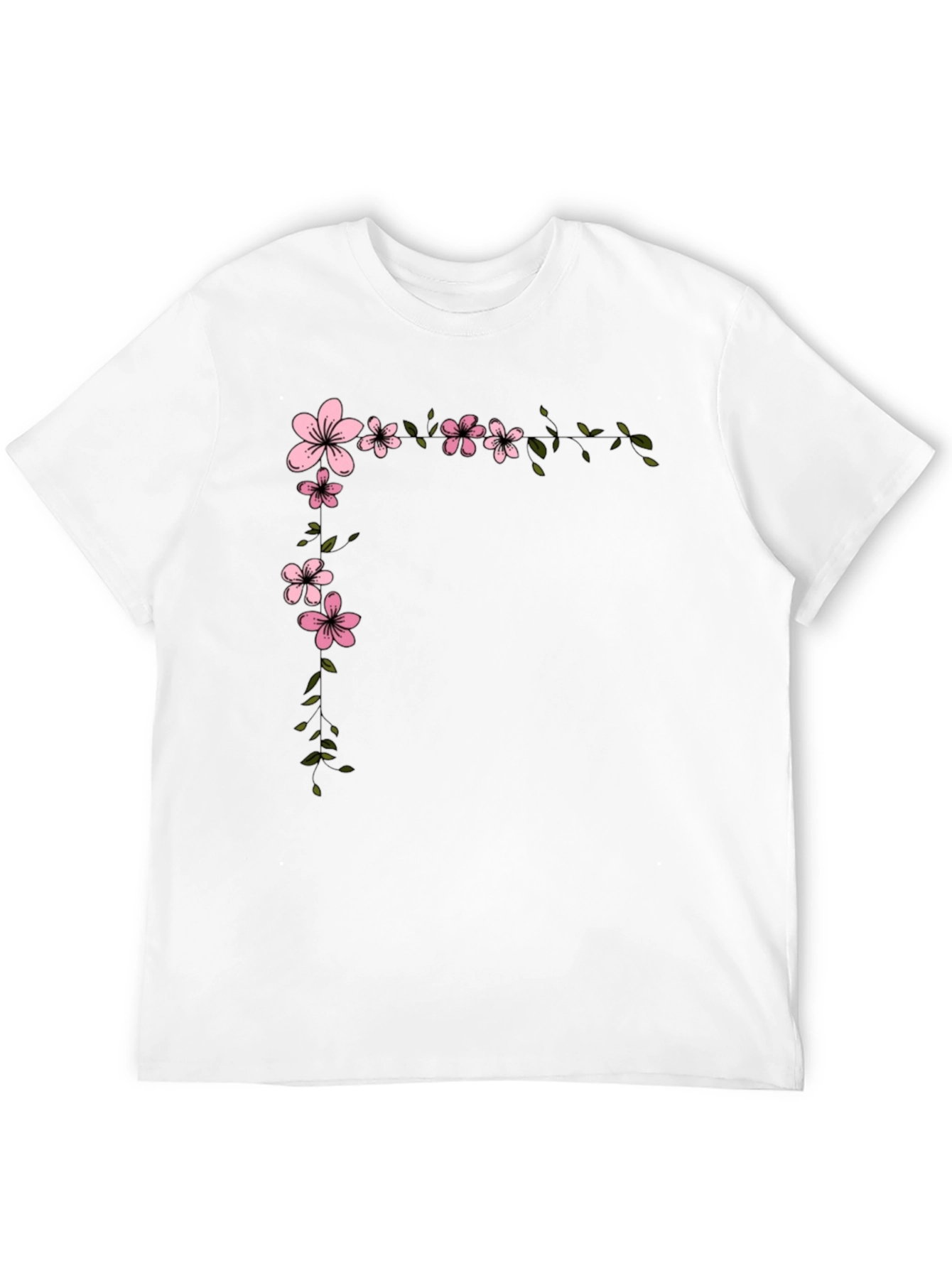 Cherry Blossom Graphic Tee - Casual Comfort