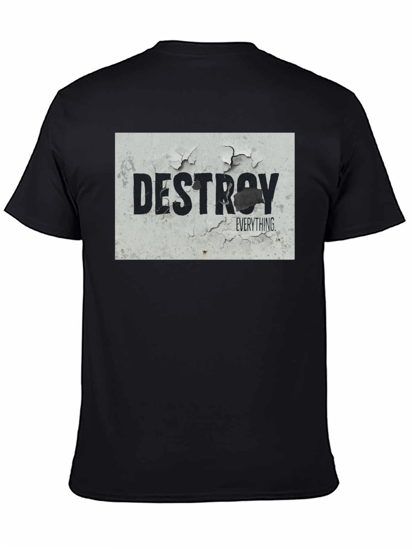 Destroy Everything Graphic Tee - Black Cotton Blend