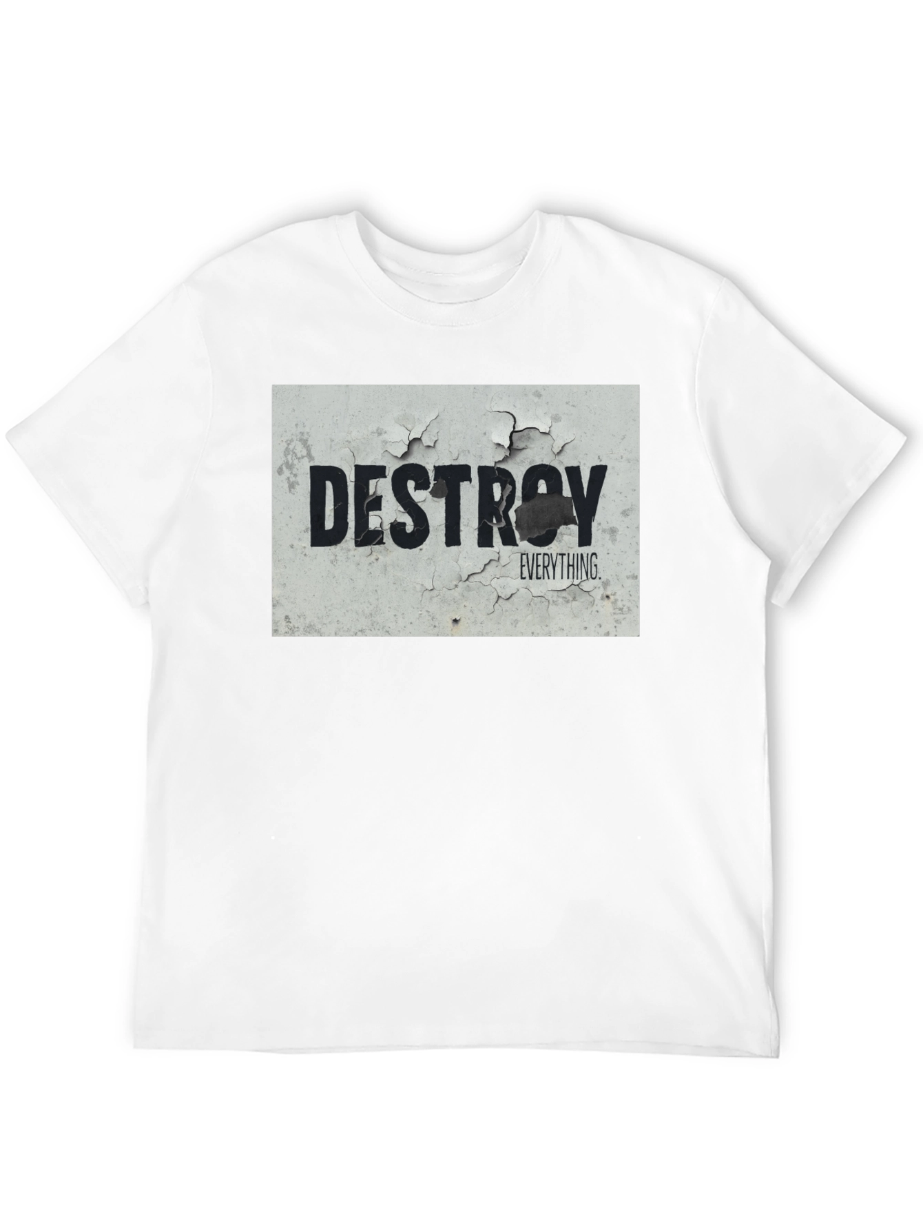 Destroy Everything Graphic Tee - Black Cotton Blend
