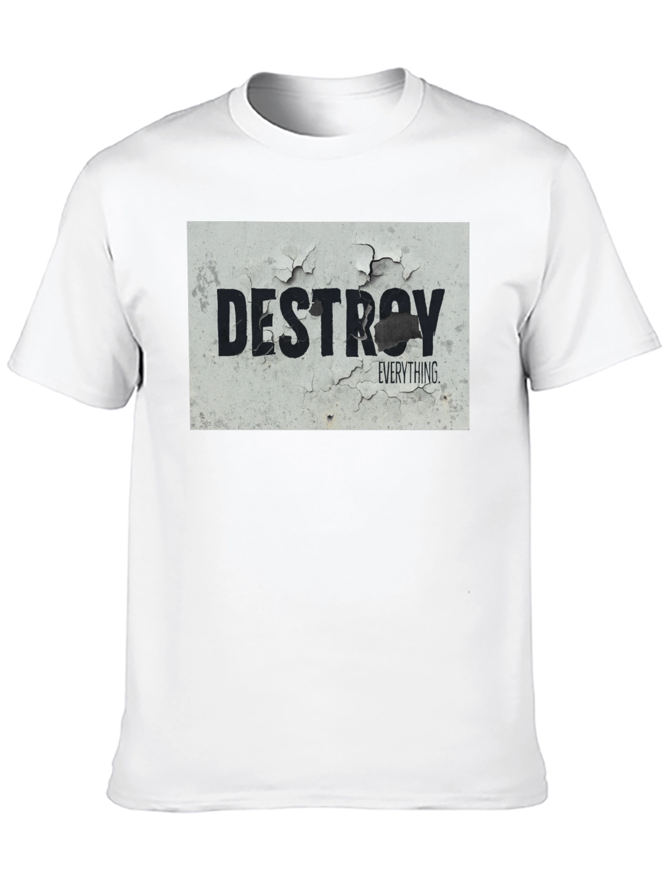 Destroy Everything Graphic Tee - Black Cotton Blend