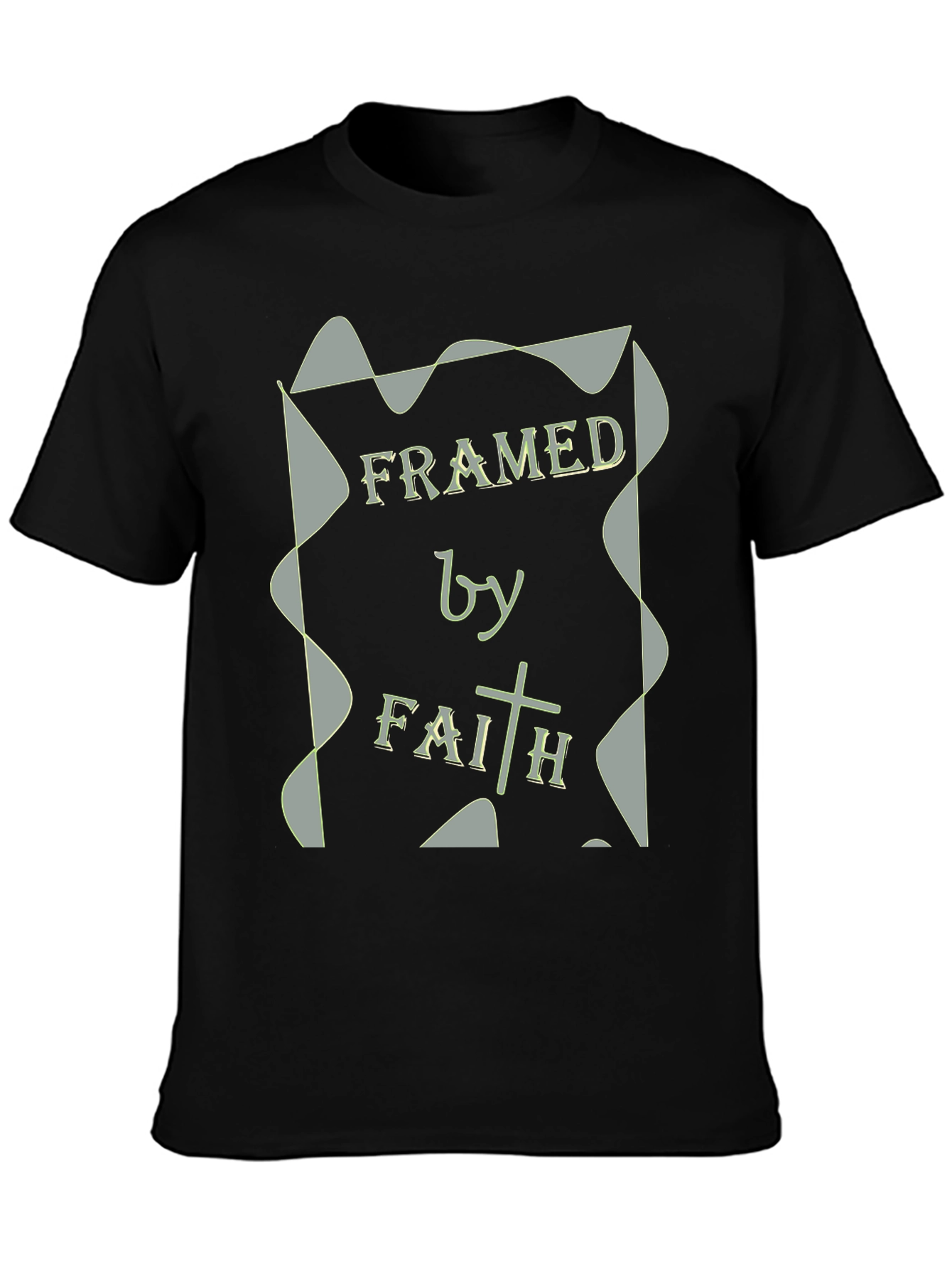 Framed By Faith T-Shirt Religious Tee Christian Apparel