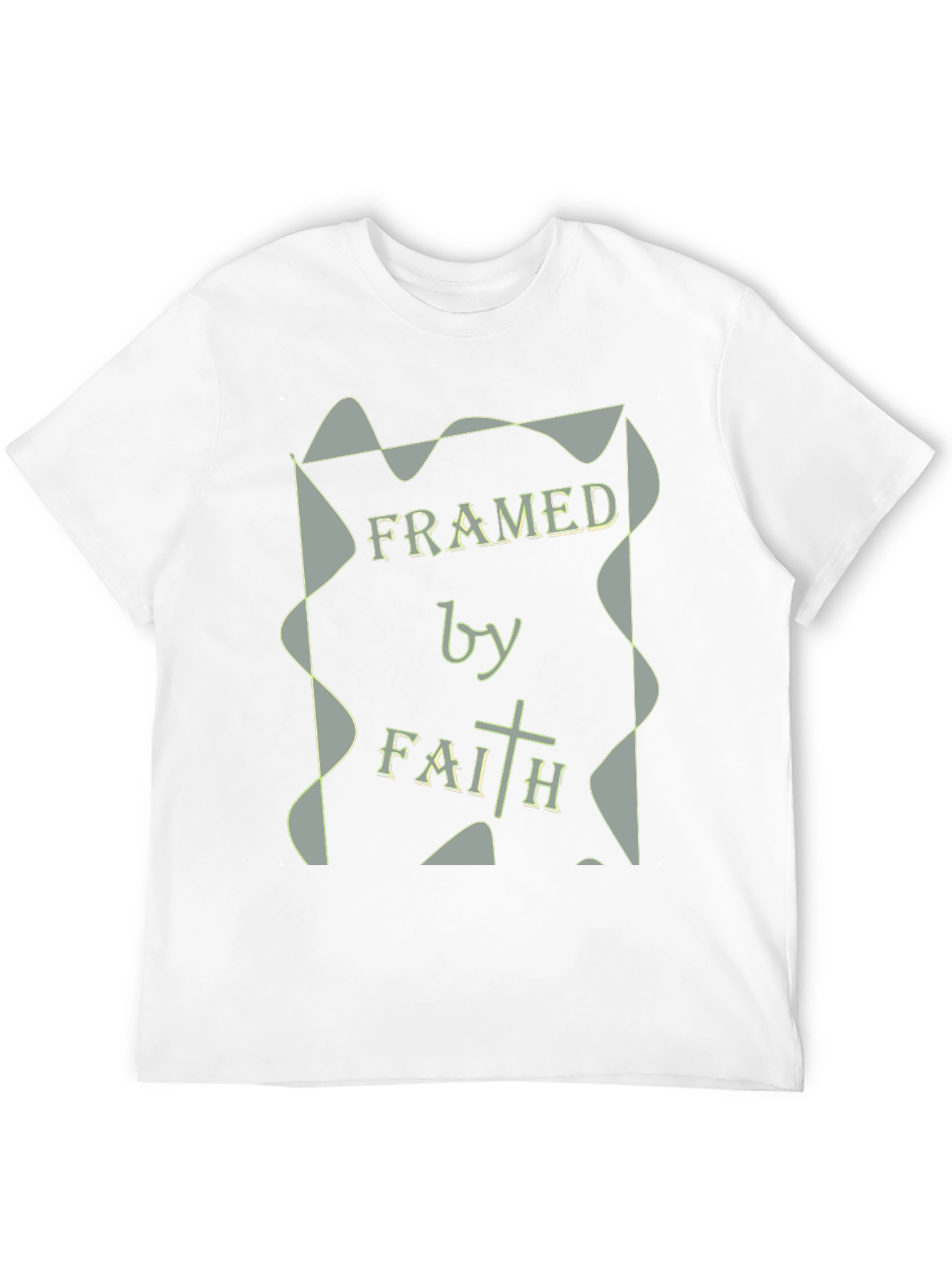 Framed By Faith T-Shirt Religious Tee Christian Apparel