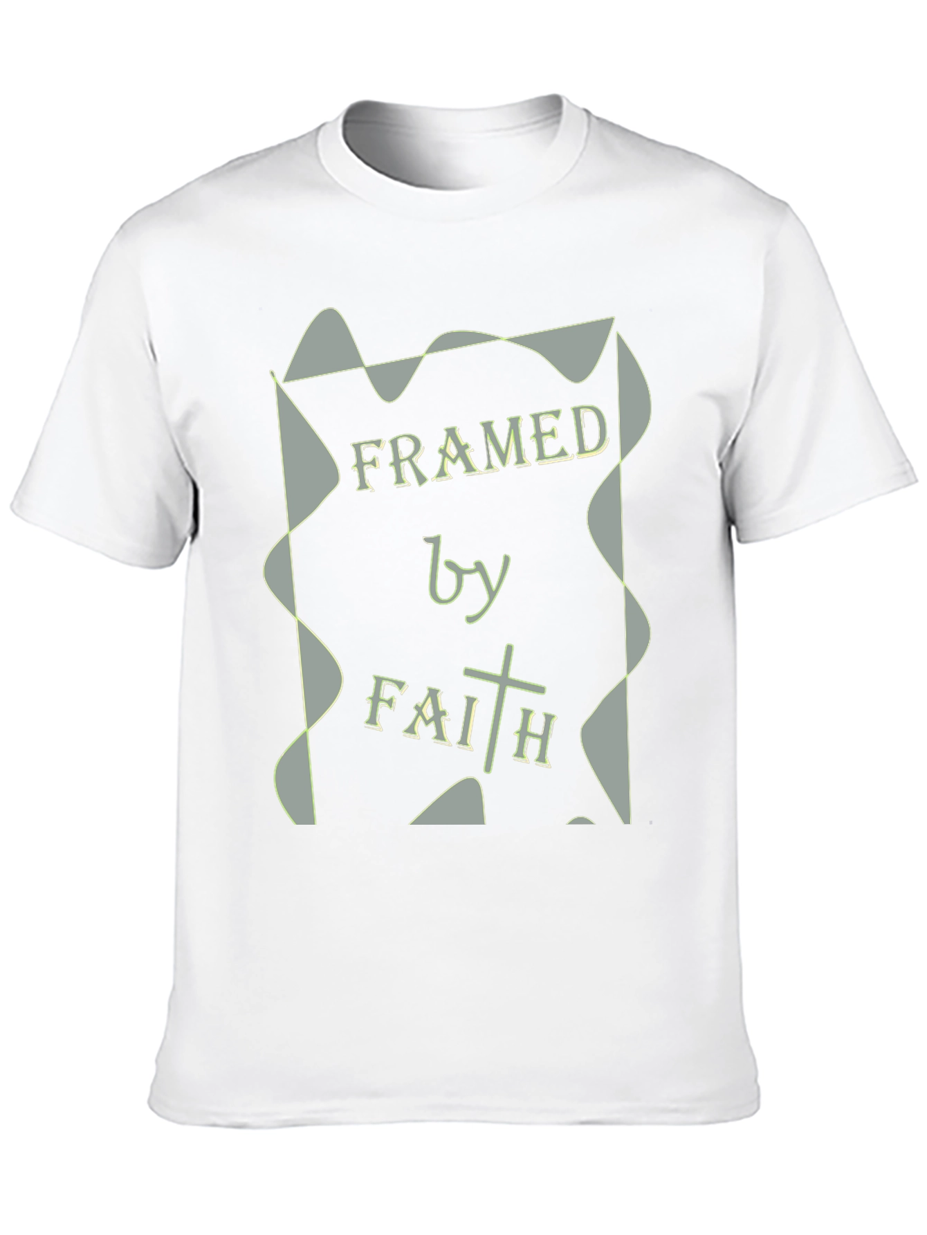 Framed By Faith T-Shirt Religious Tee Christian Apparel