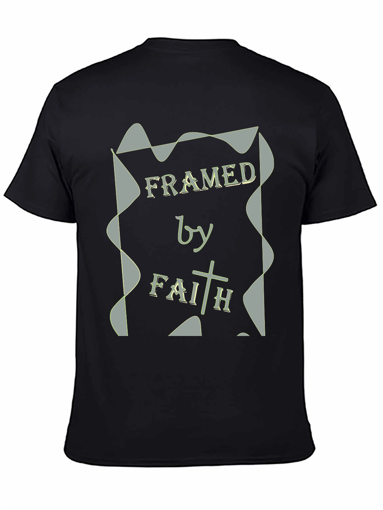 Framed By Faith T-Shirt Religious Tee Christian Apparel