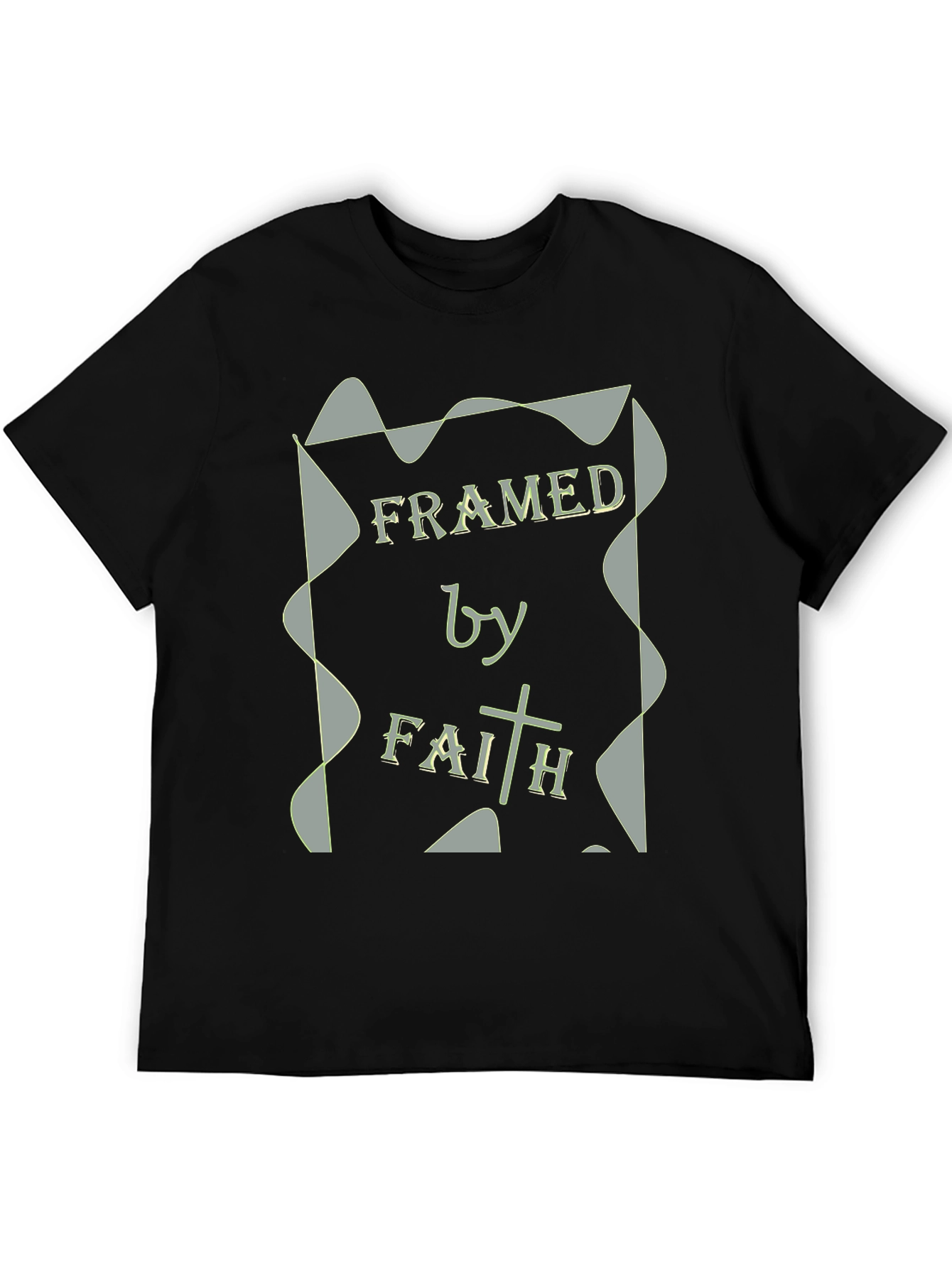 Framed By Faith T-Shirt Religious Tee Christian Apparel