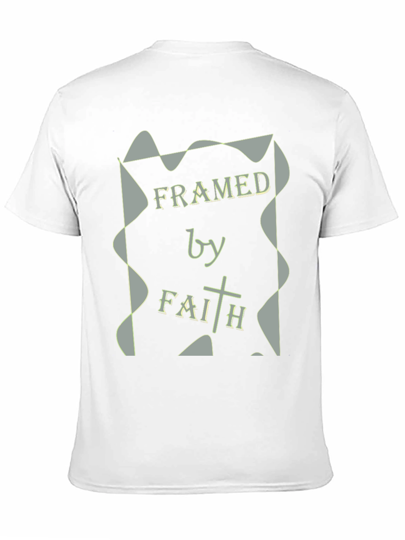 Framed By Faith T-Shirt Religious Tee Christian Apparel