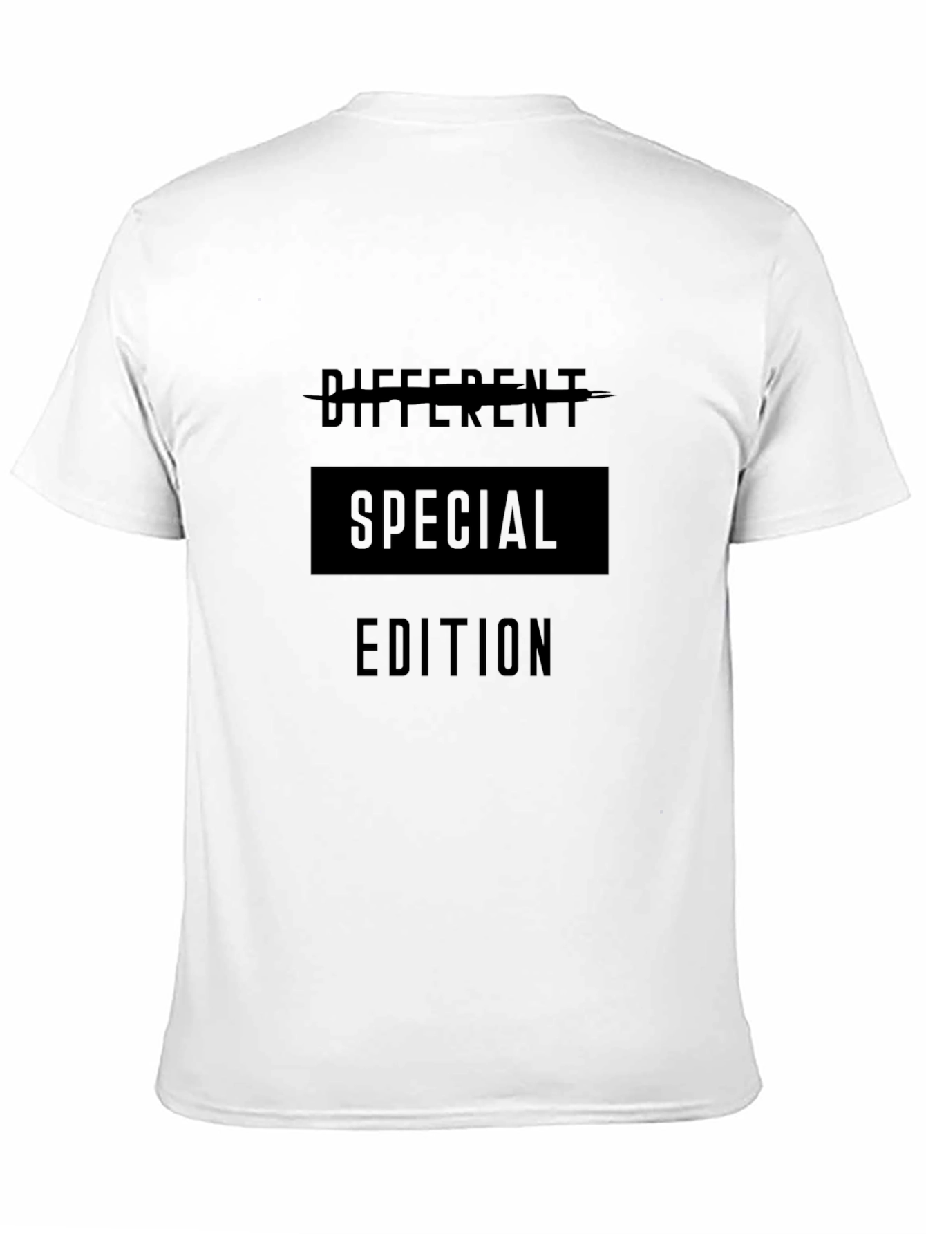 Different Special Edition Black T-Shirt