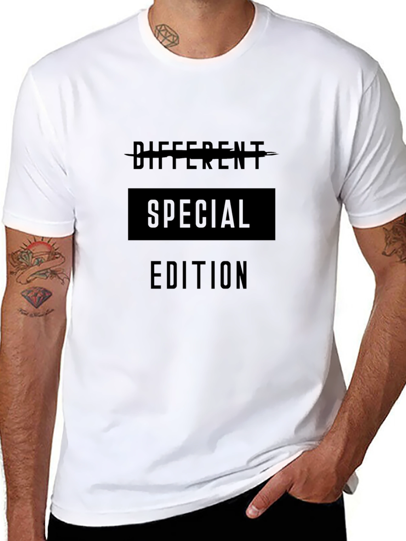 Different Special Edition Black T-Shirt
