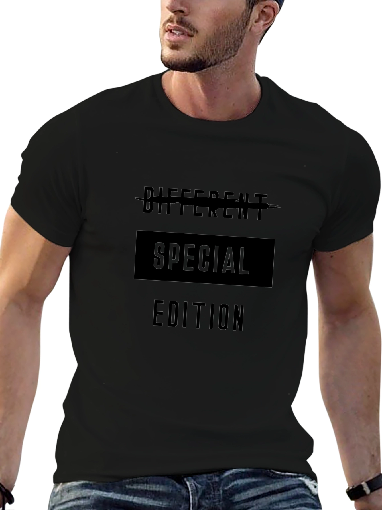 Different Special Edition Black T-Shirt