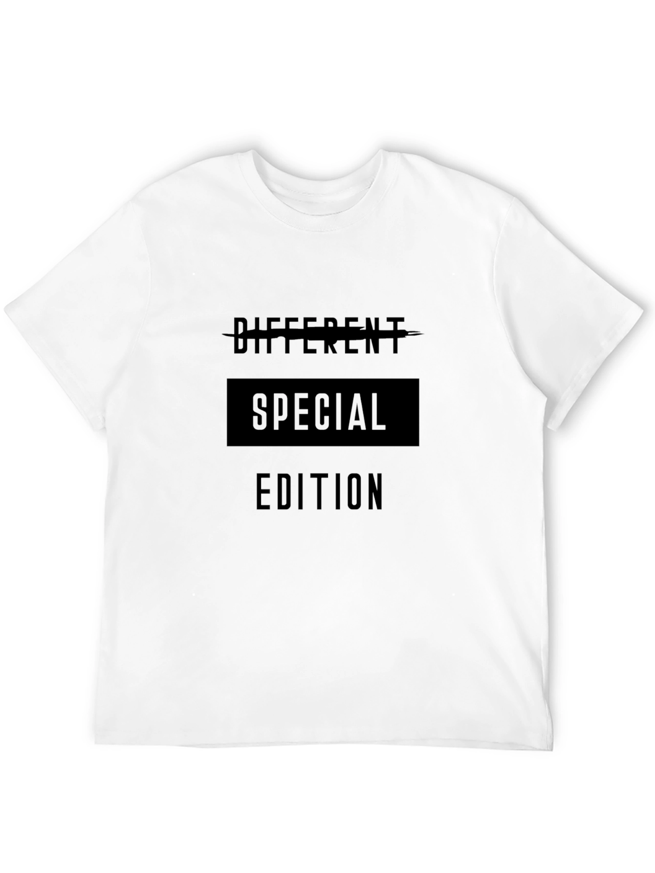 Different Special Edition Black T-Shirt