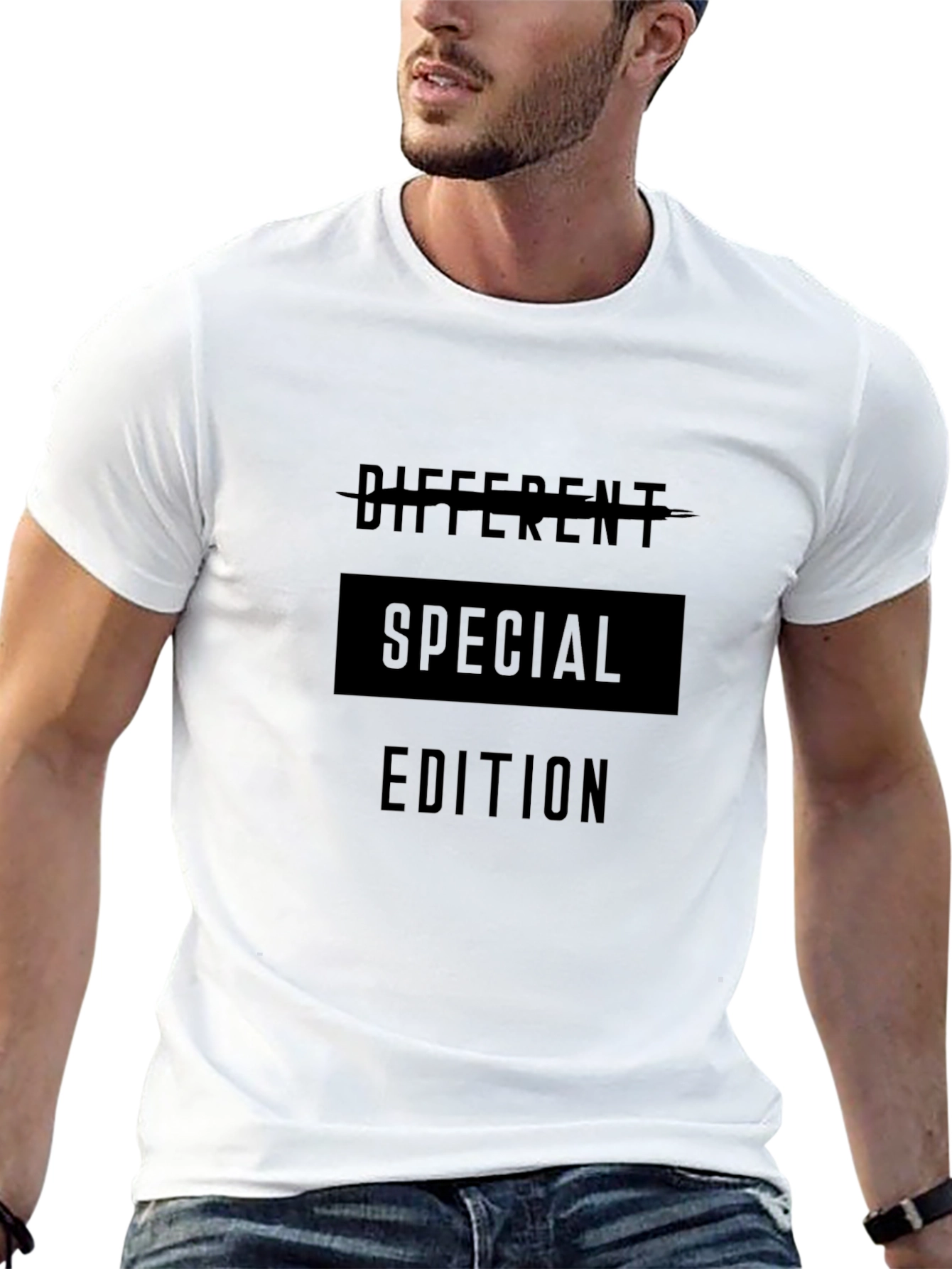 Different Special Edition Black T-Shirt
