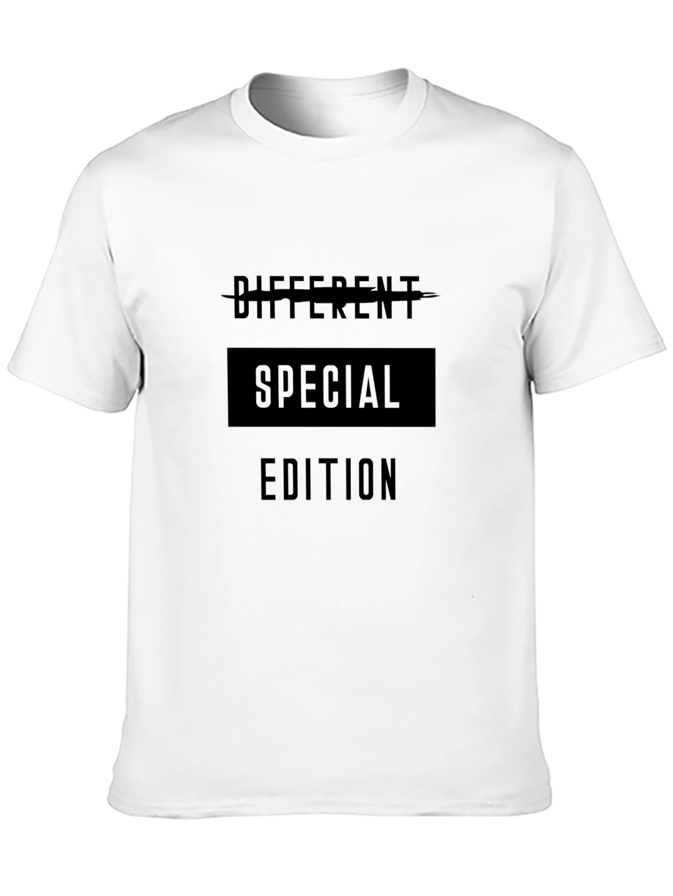 Different Special Edition Black T-Shirt