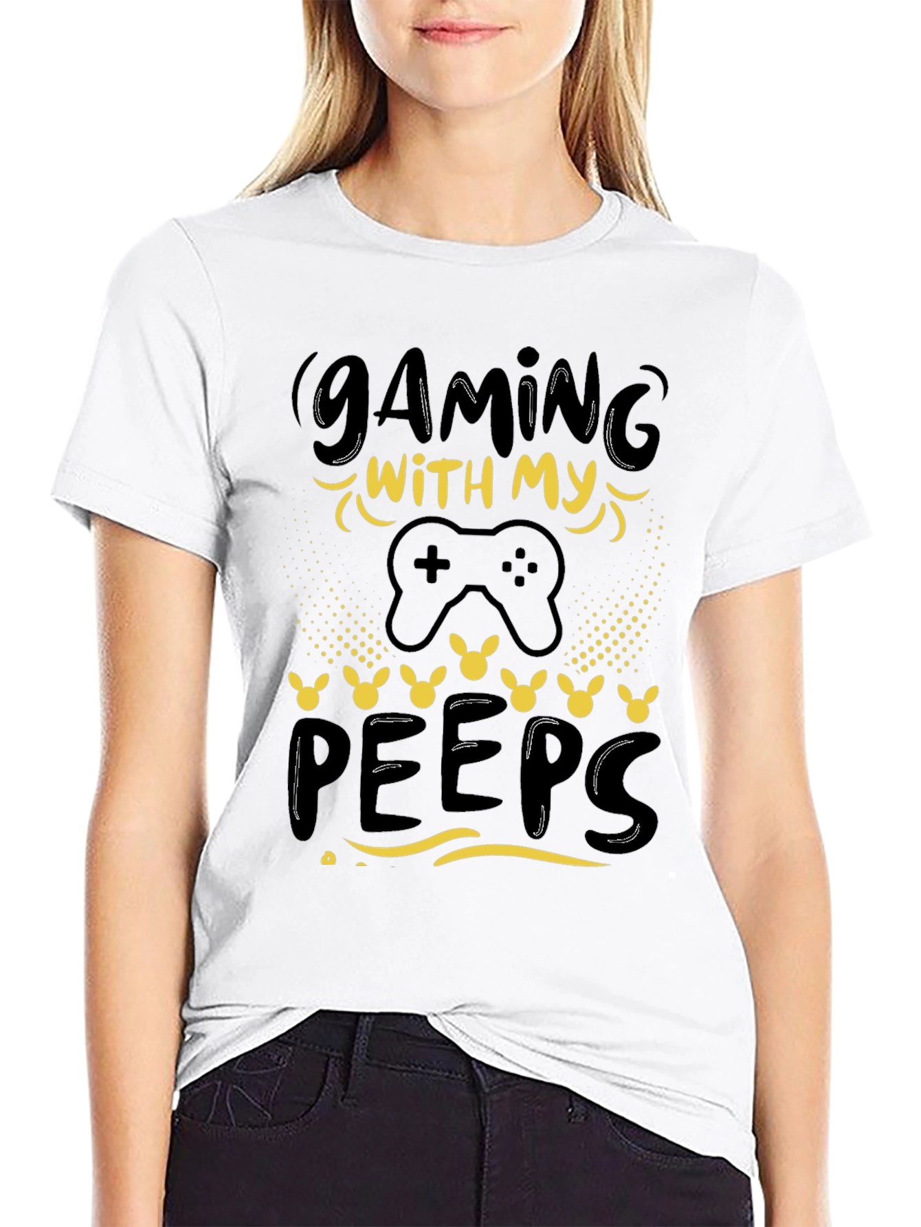 Gaming With My Peeps Graphic T-Shirt