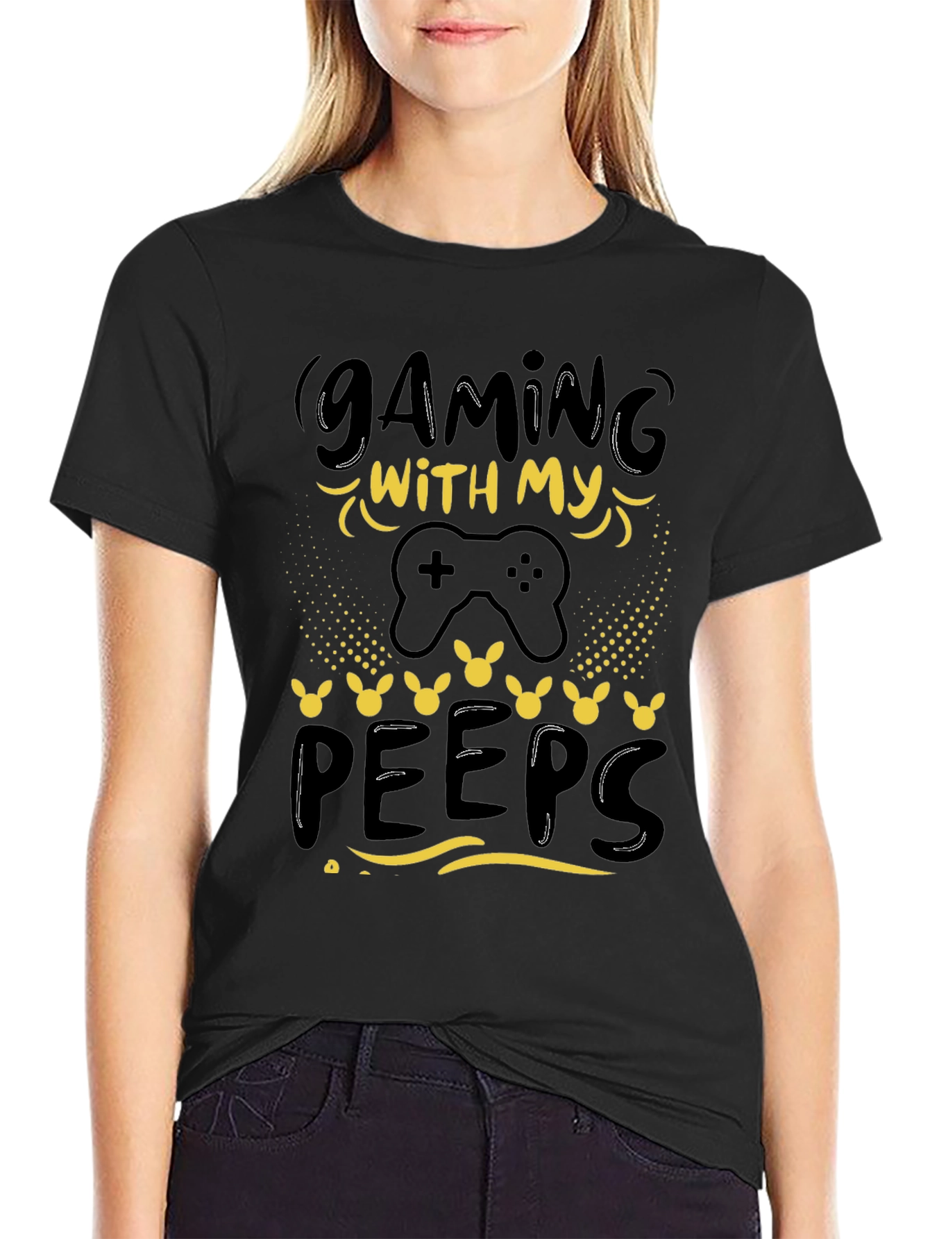 Gaming With My Peeps Graphic T-Shirt