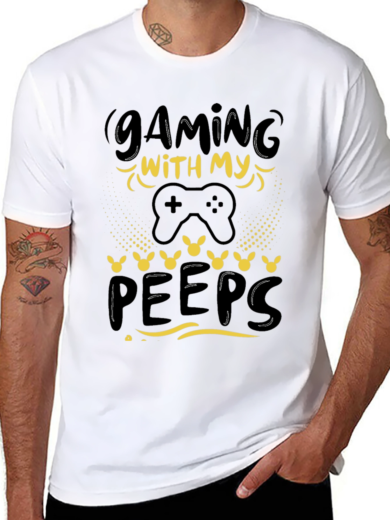 Gaming With My Peeps Graphic T-Shirt
