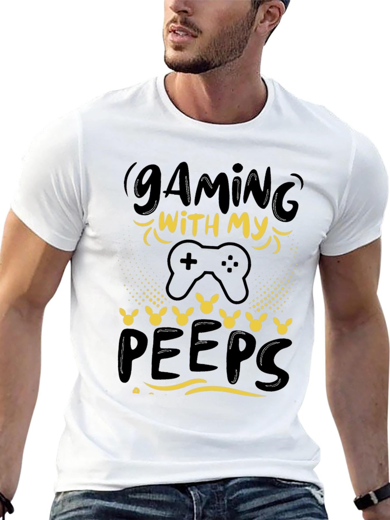 Gaming With My Peeps Graphic T-Shirt