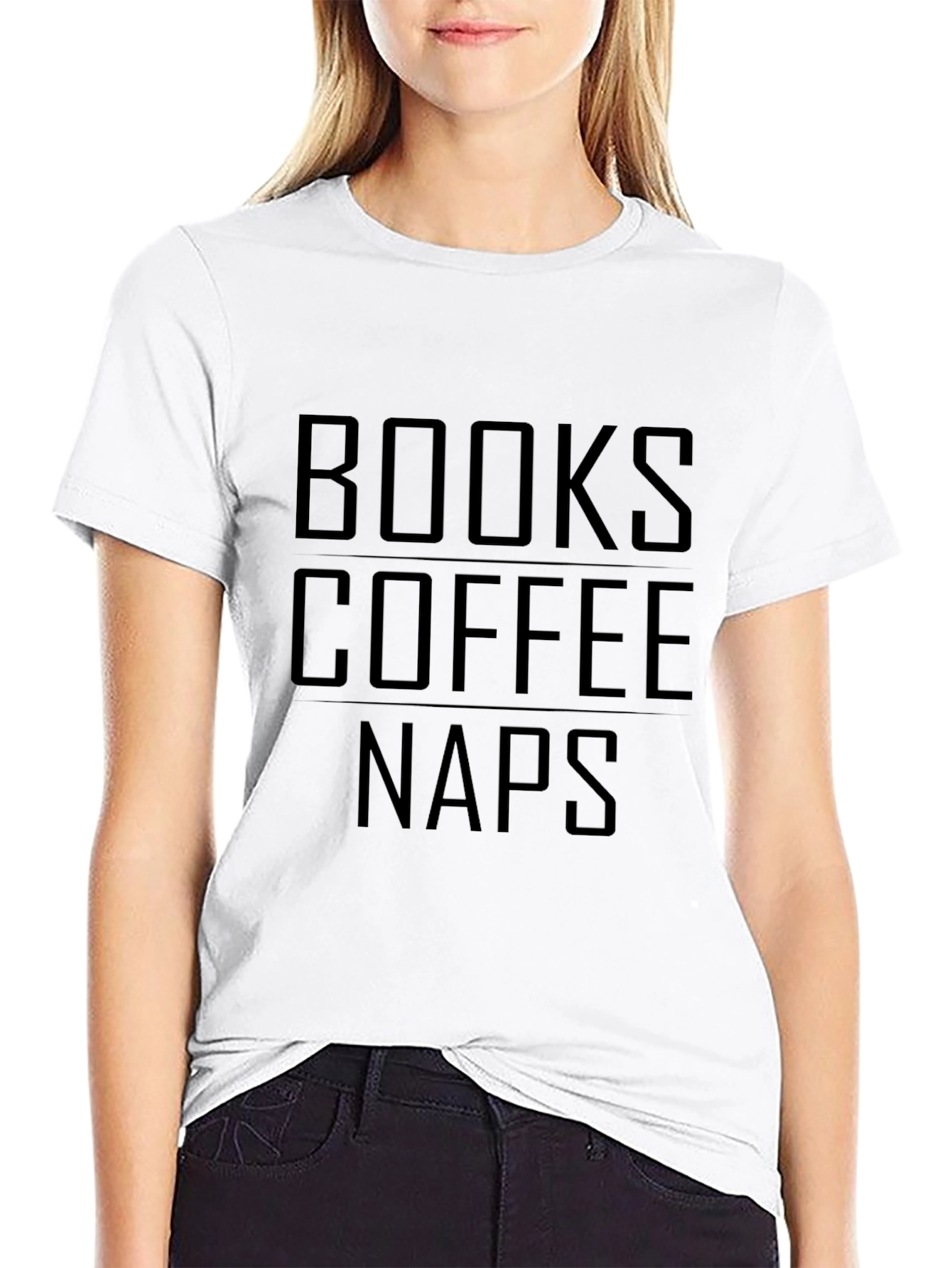 Books Coffee Naps T-Shirt - Comfort & Style
