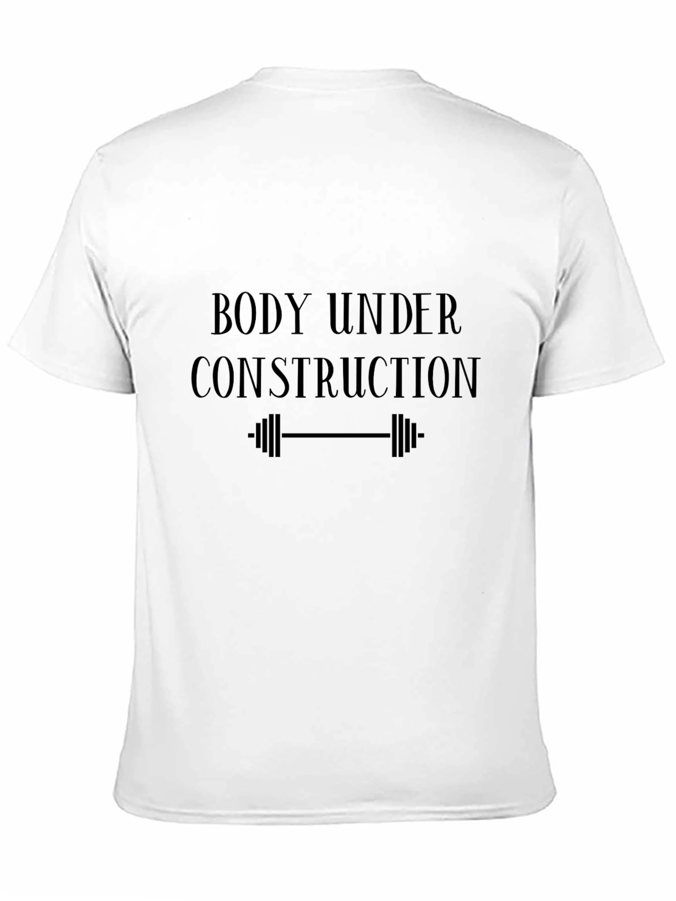 Body Under Construction Black T-Shirt