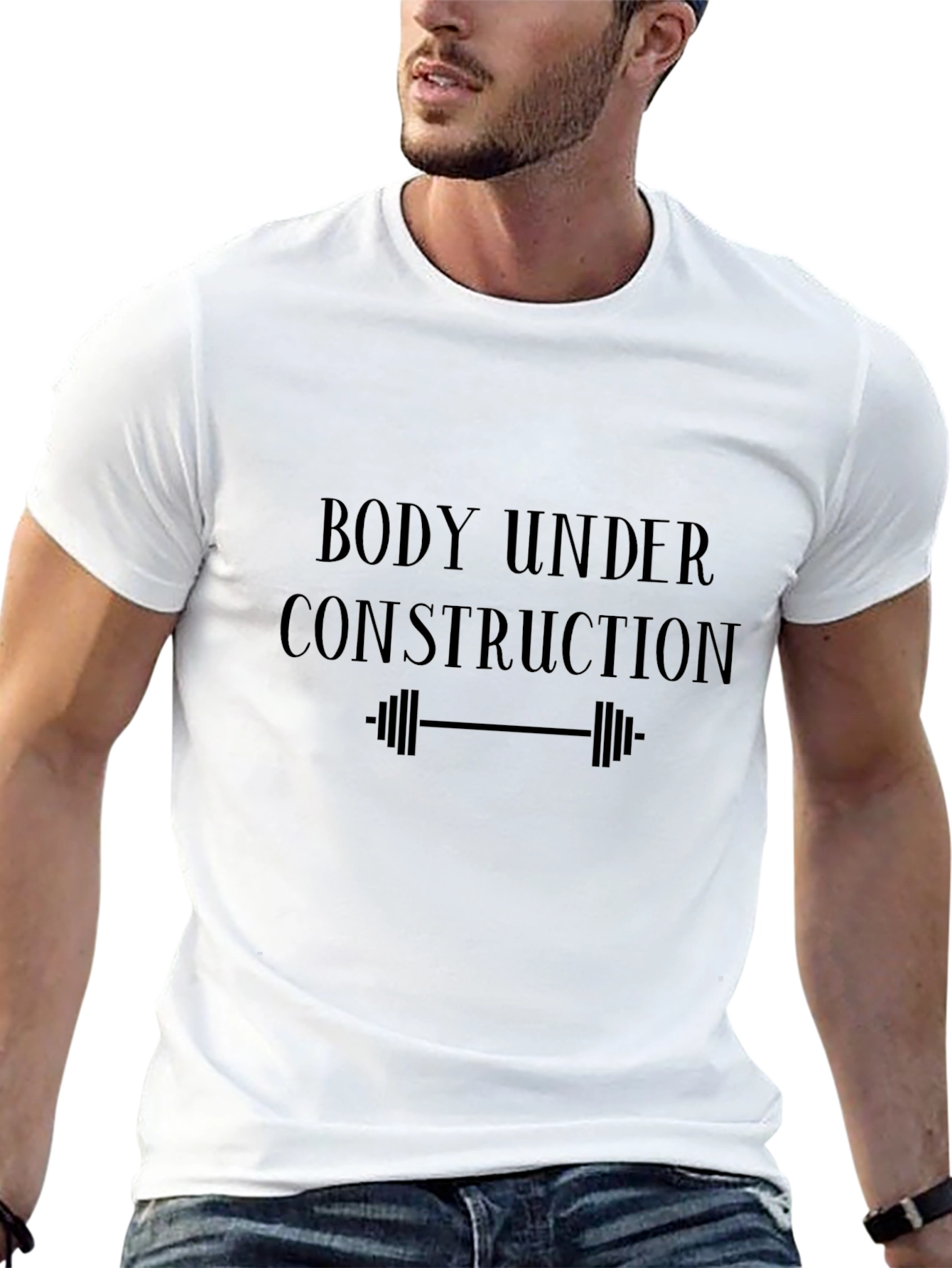 Body Under Construction Black T-Shirt