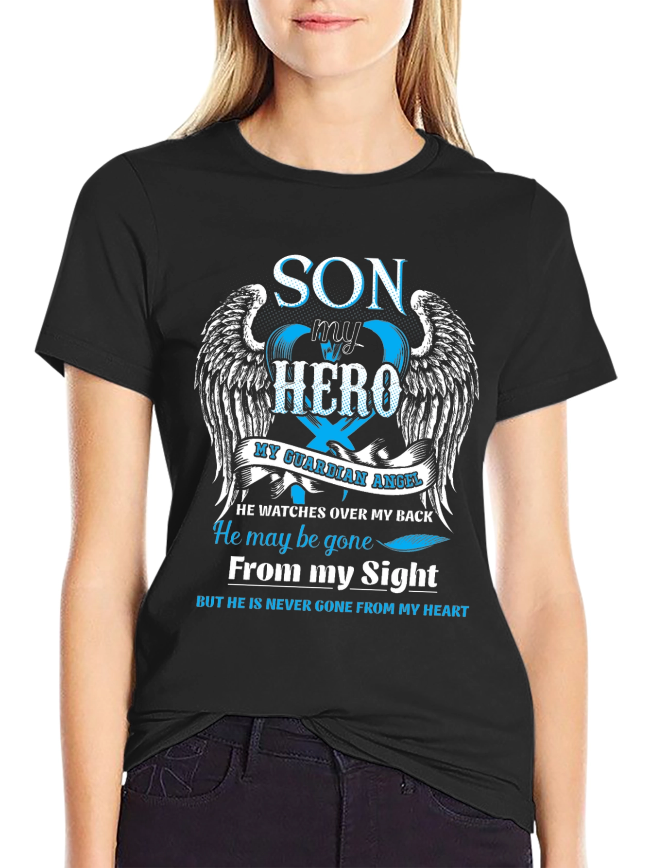 Son My Hero Guardian Angel T-Shirt