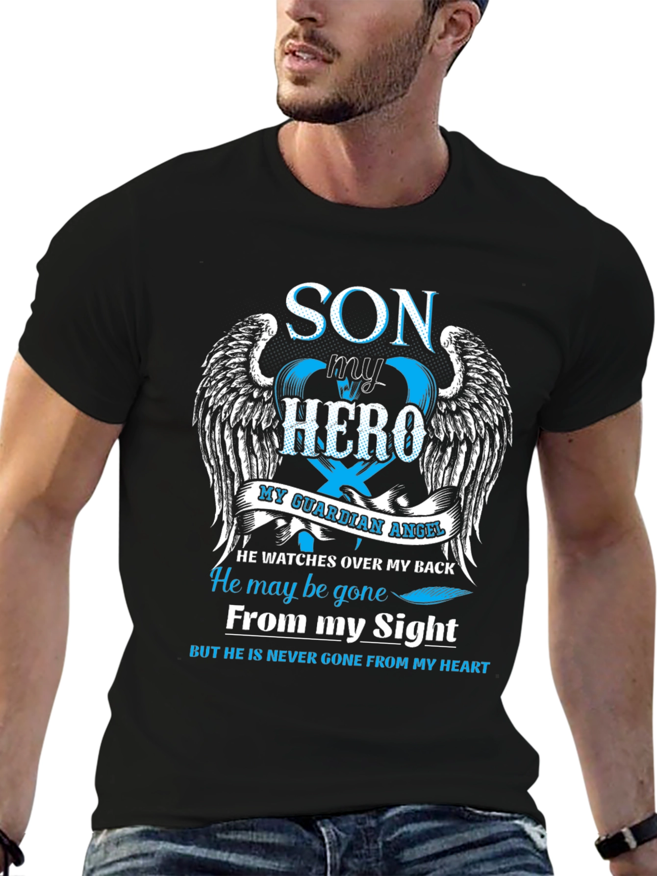 Son My Hero Guardian Angel T-Shirt