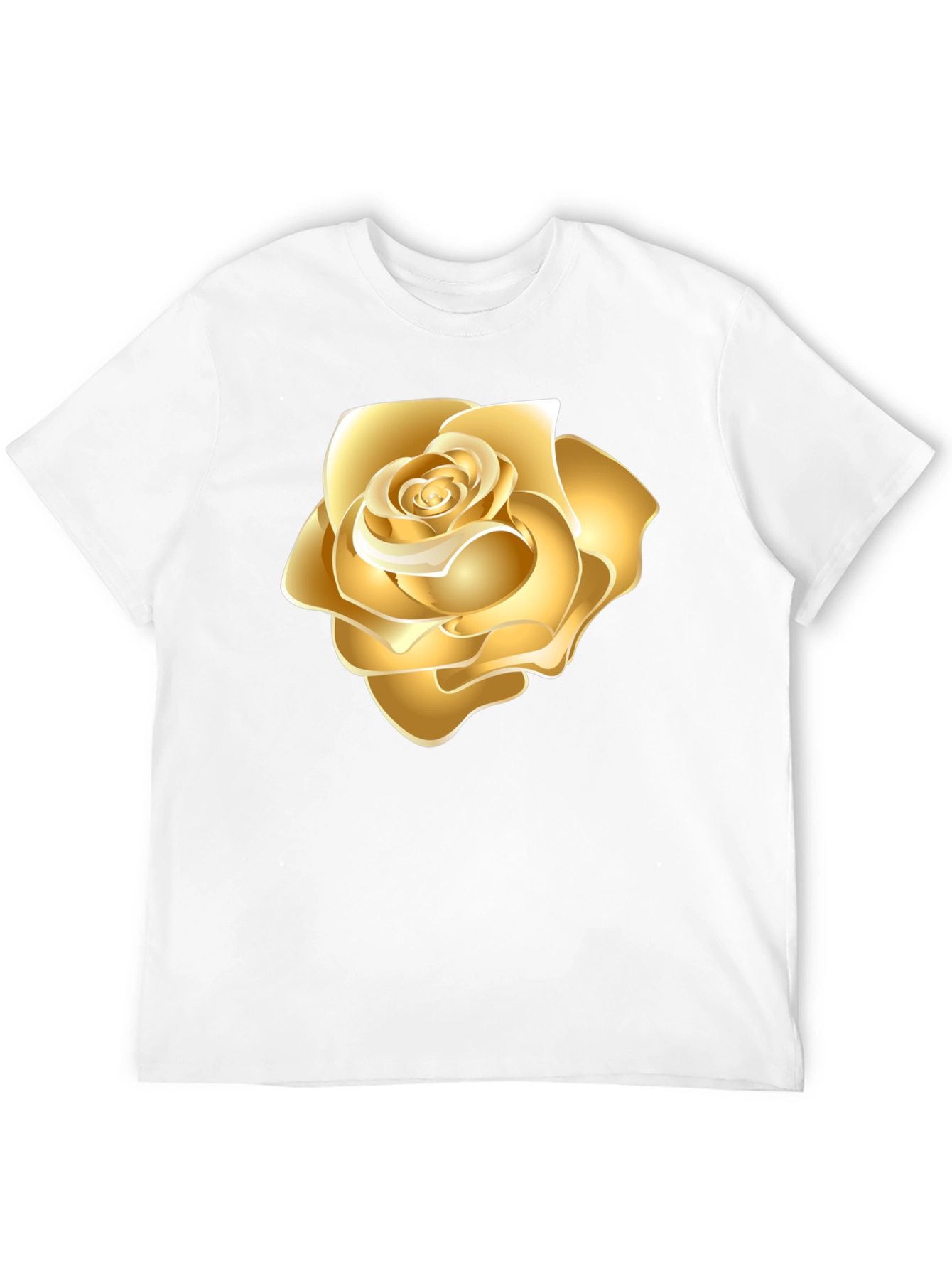 Golden Rose Black T-Shirt