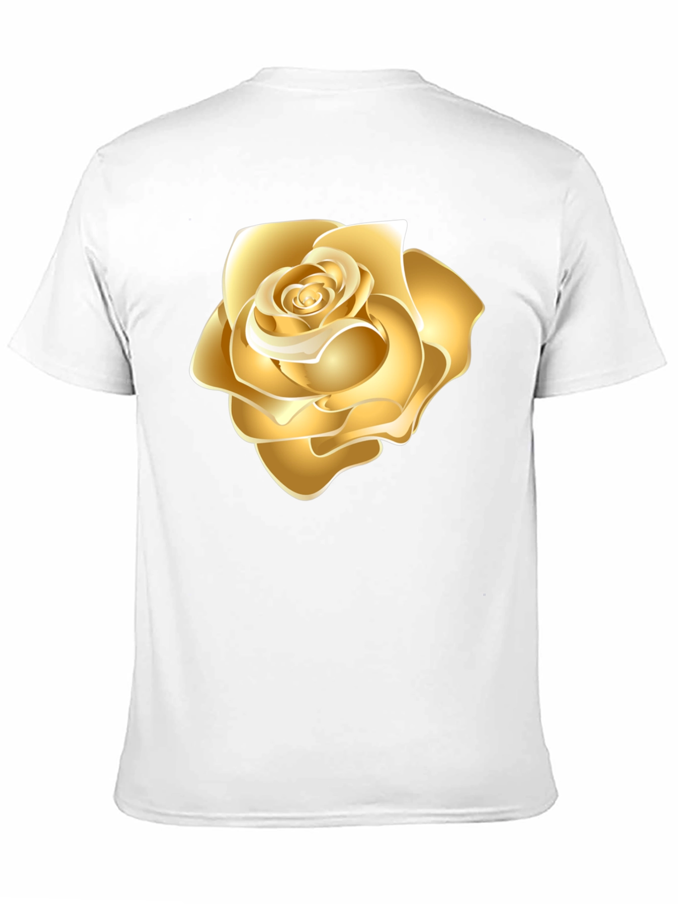 Golden Rose Black T-Shirt