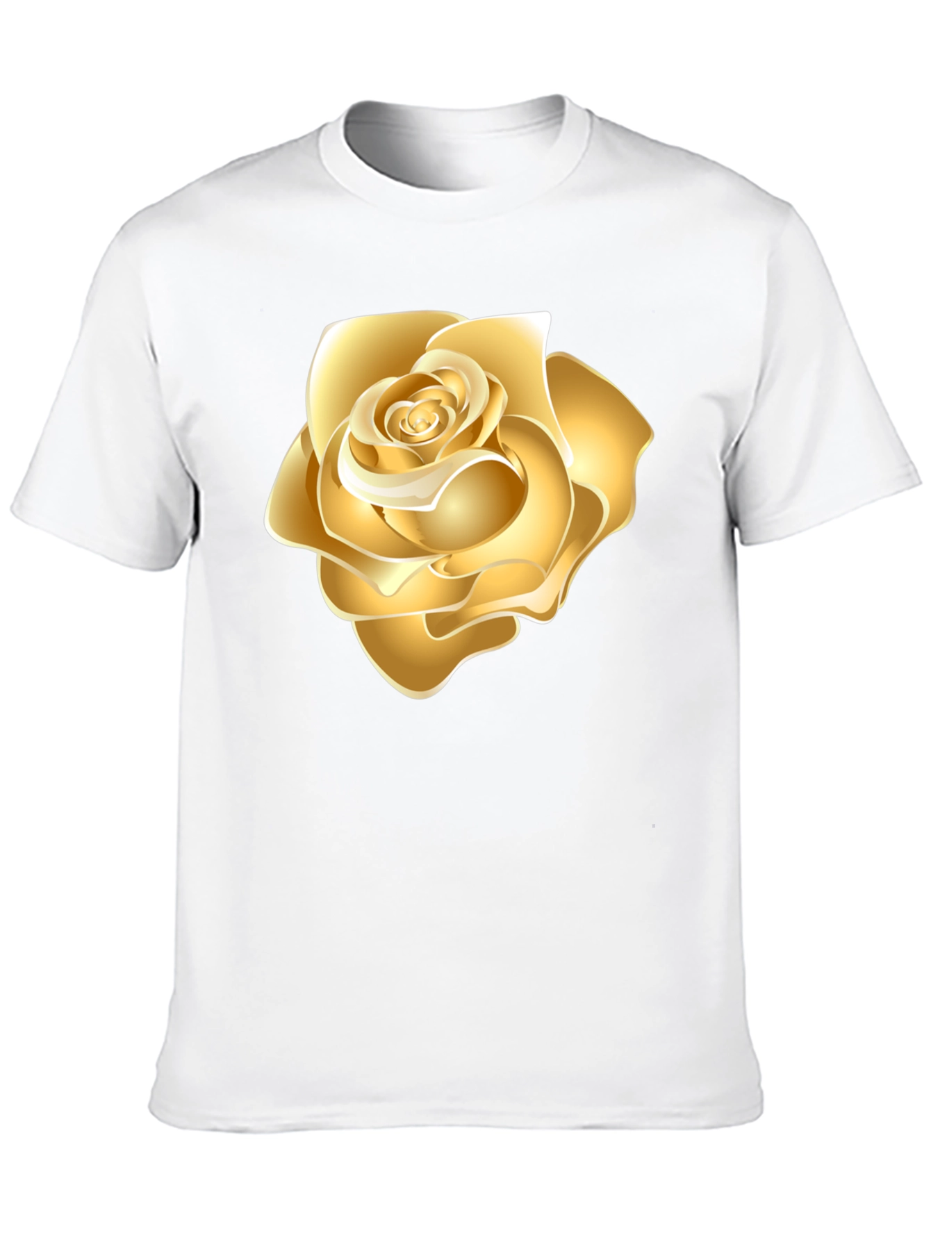 Golden Rose Black T-Shirt
