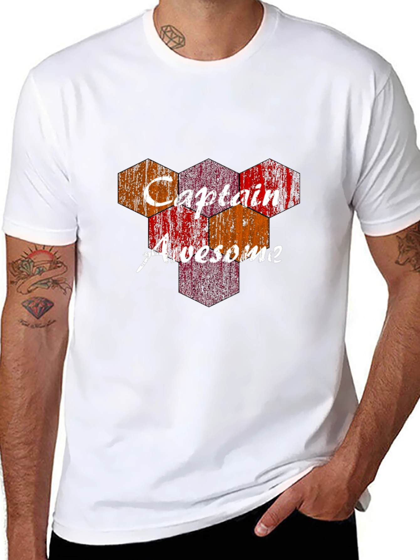 Captain Awesome Graphic Tee - Fun & Unique Design