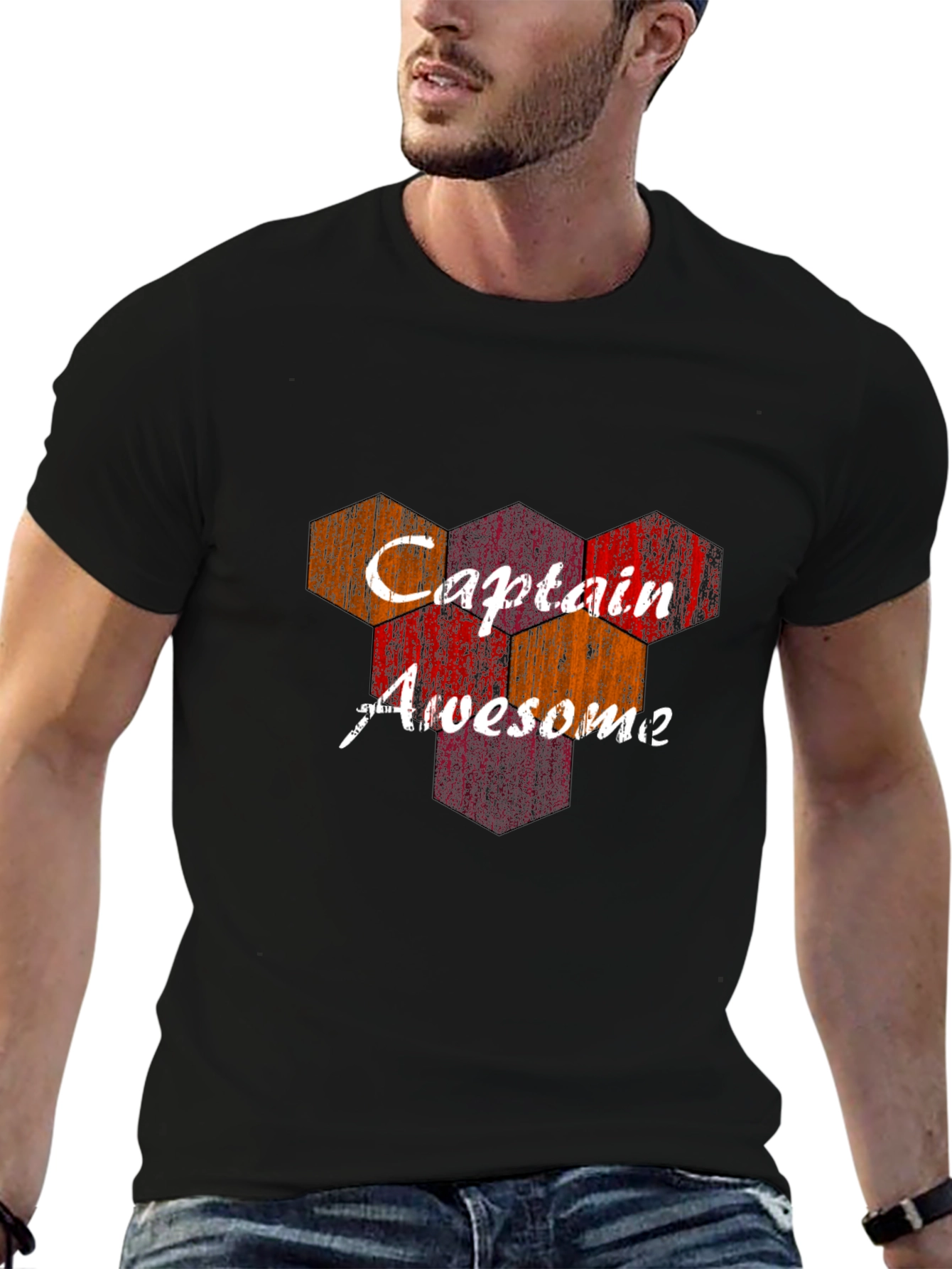 Captain Awesome Graphic Tee - Fun & Unique Design