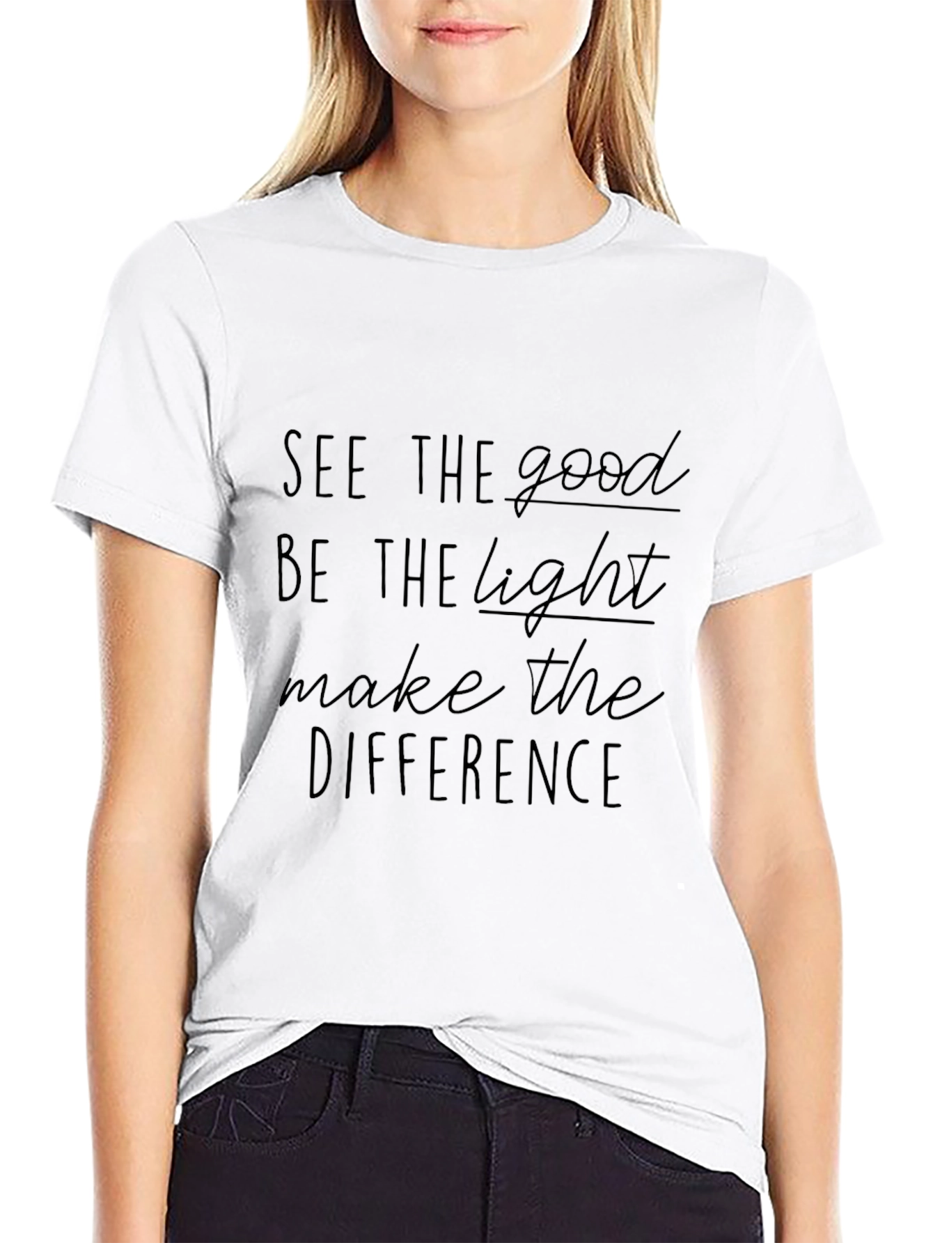 See the Good Graphic Tee - Black