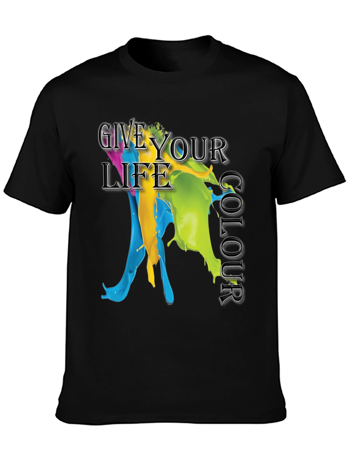 Give Your Life Colour Graphic T-Shirt