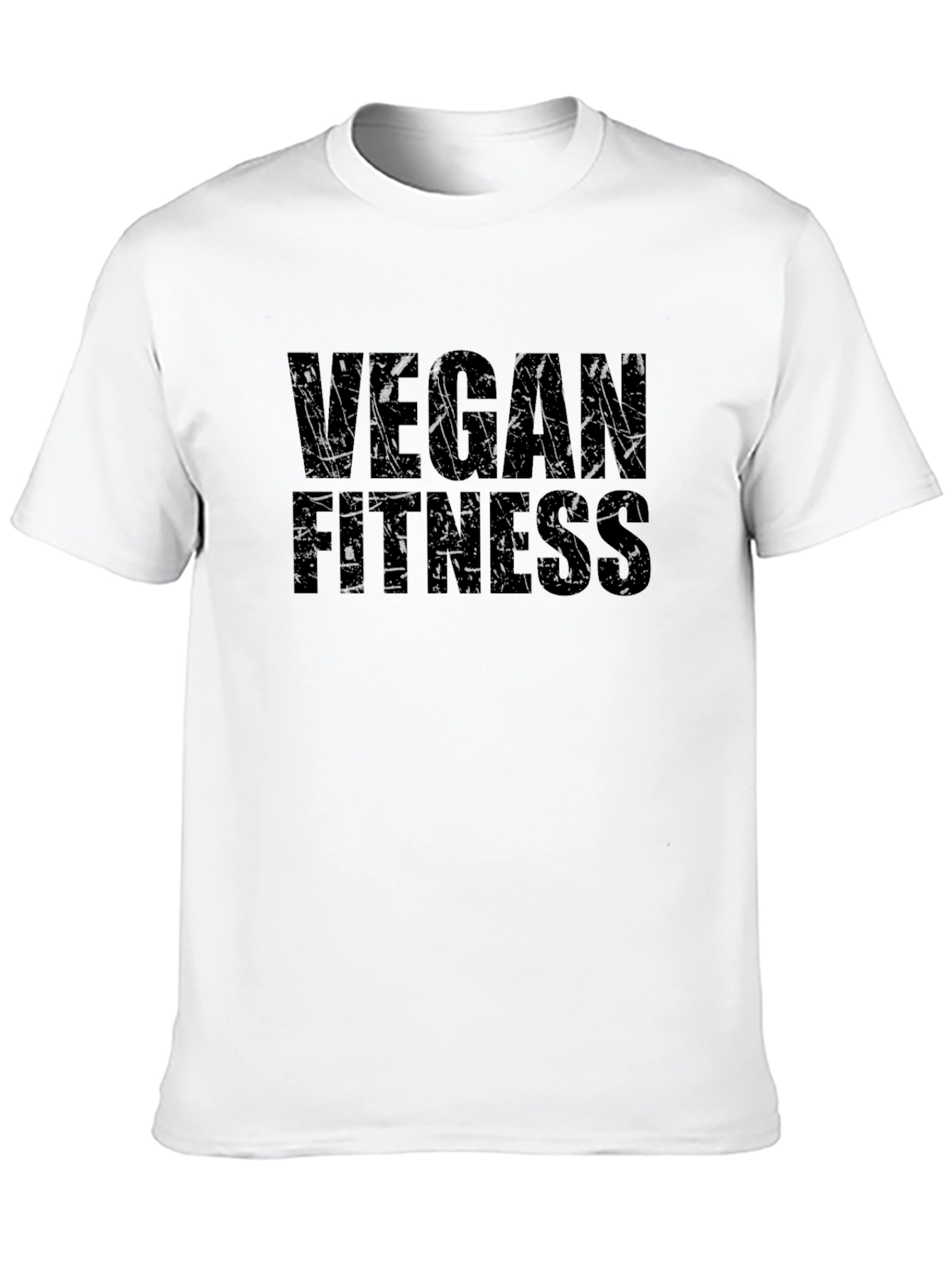 Vegan Fitness Black T-Shirt