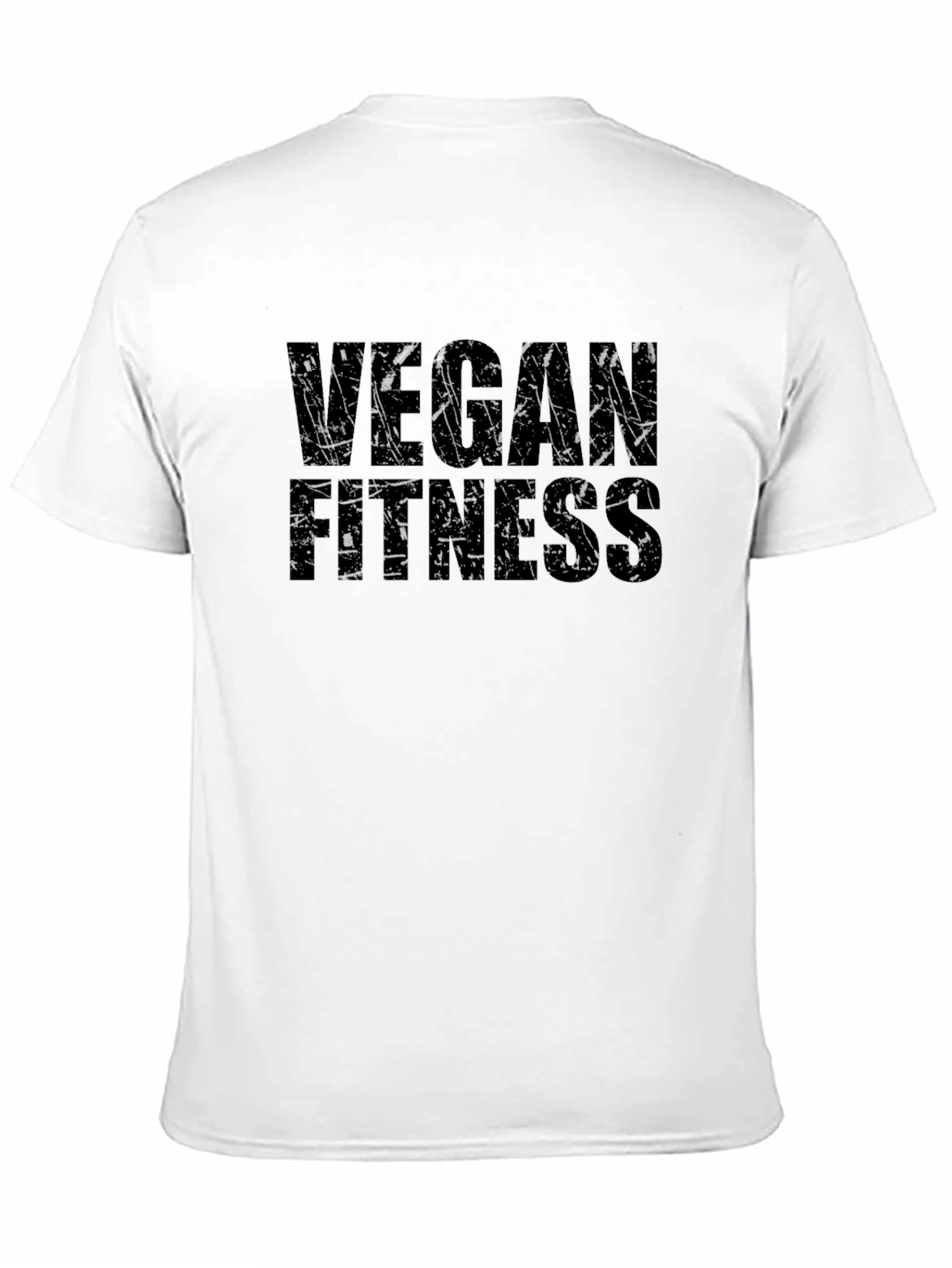 Vegan Fitness Black T-Shirt
