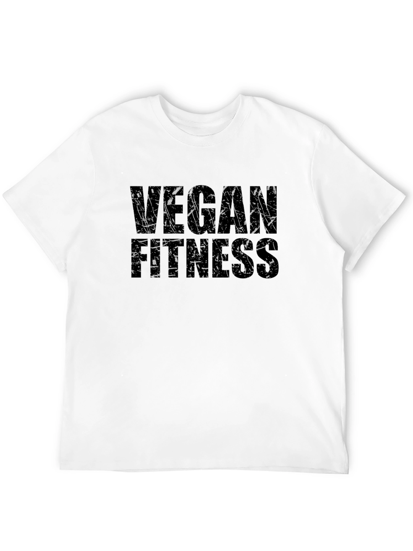 Vegan Fitness Black T-Shirt