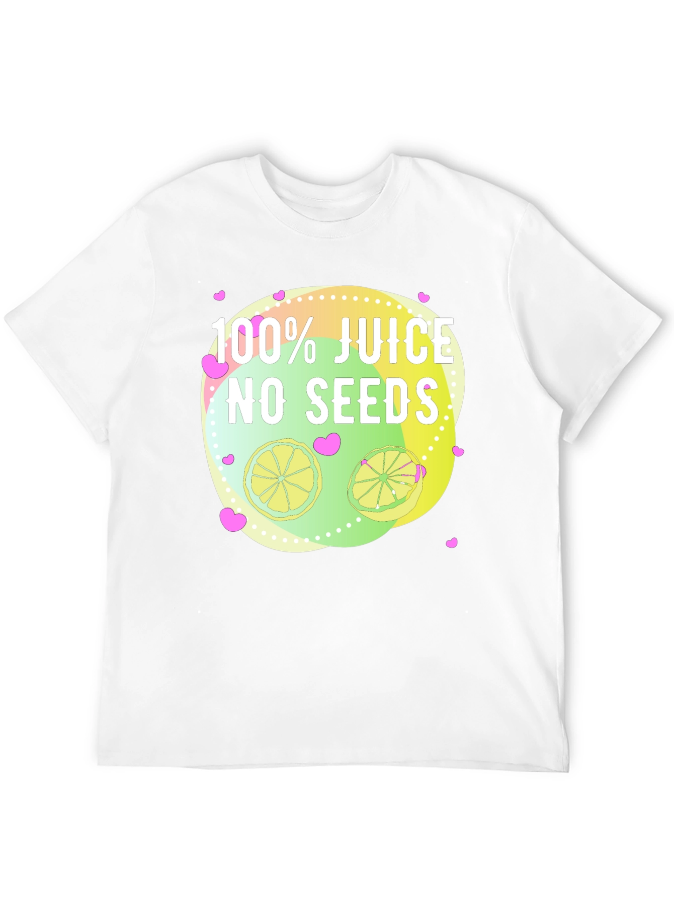 100% Juice No Seeds T-Shirt Citrus Lover Tee