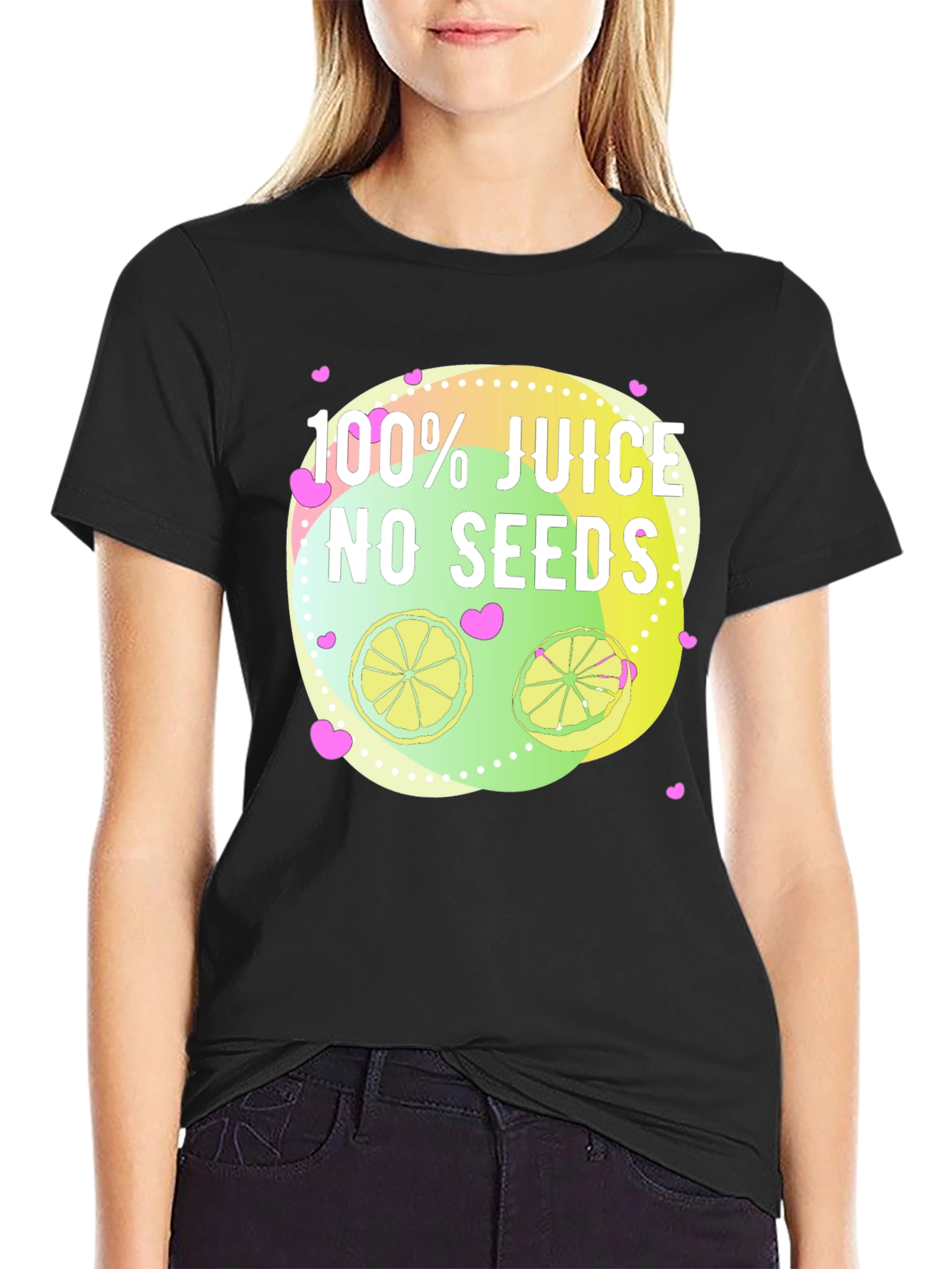 100% Juice No Seeds T-Shirt Citrus Lover Tee